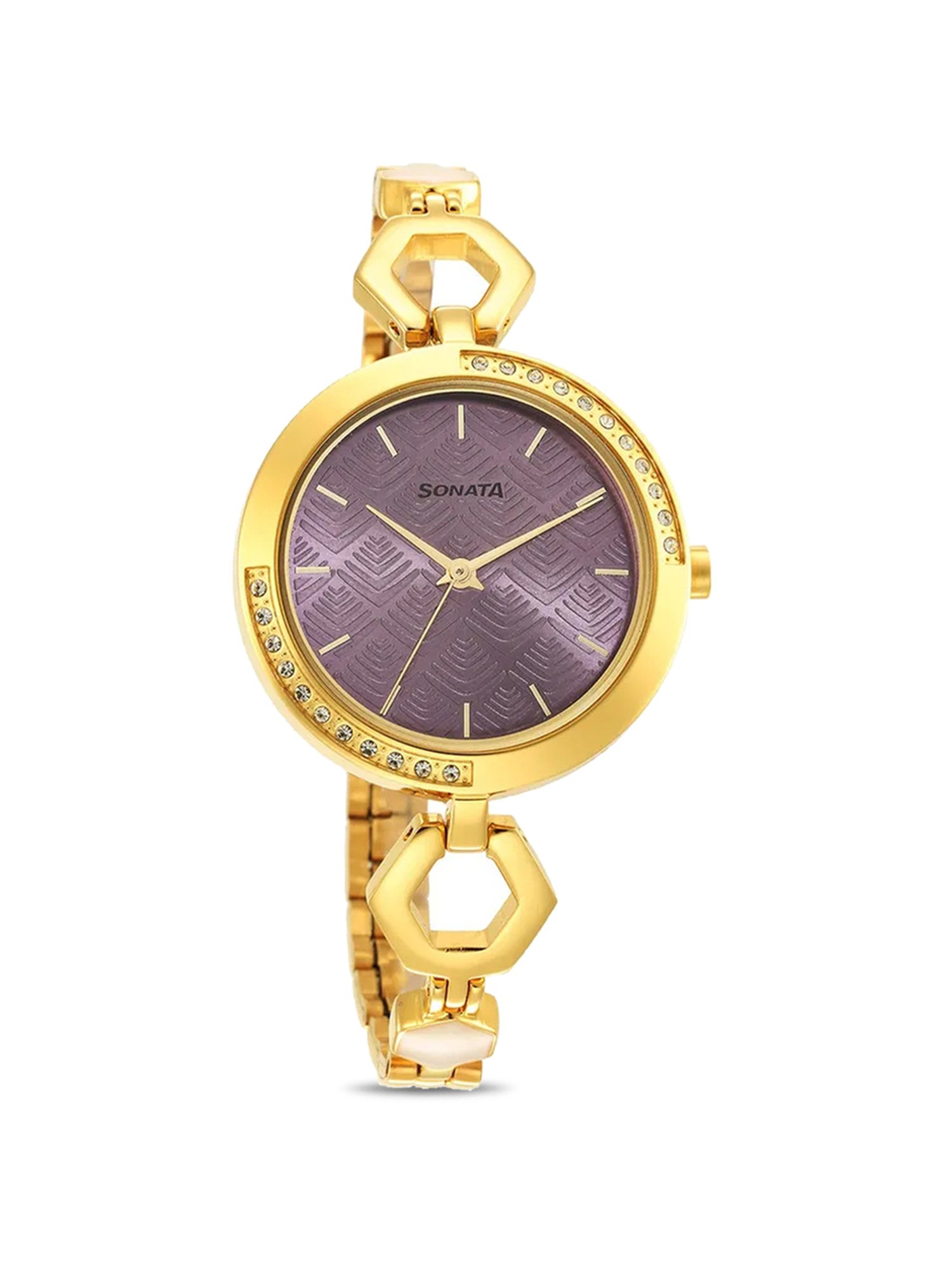 Sonata watch ladies discount golden