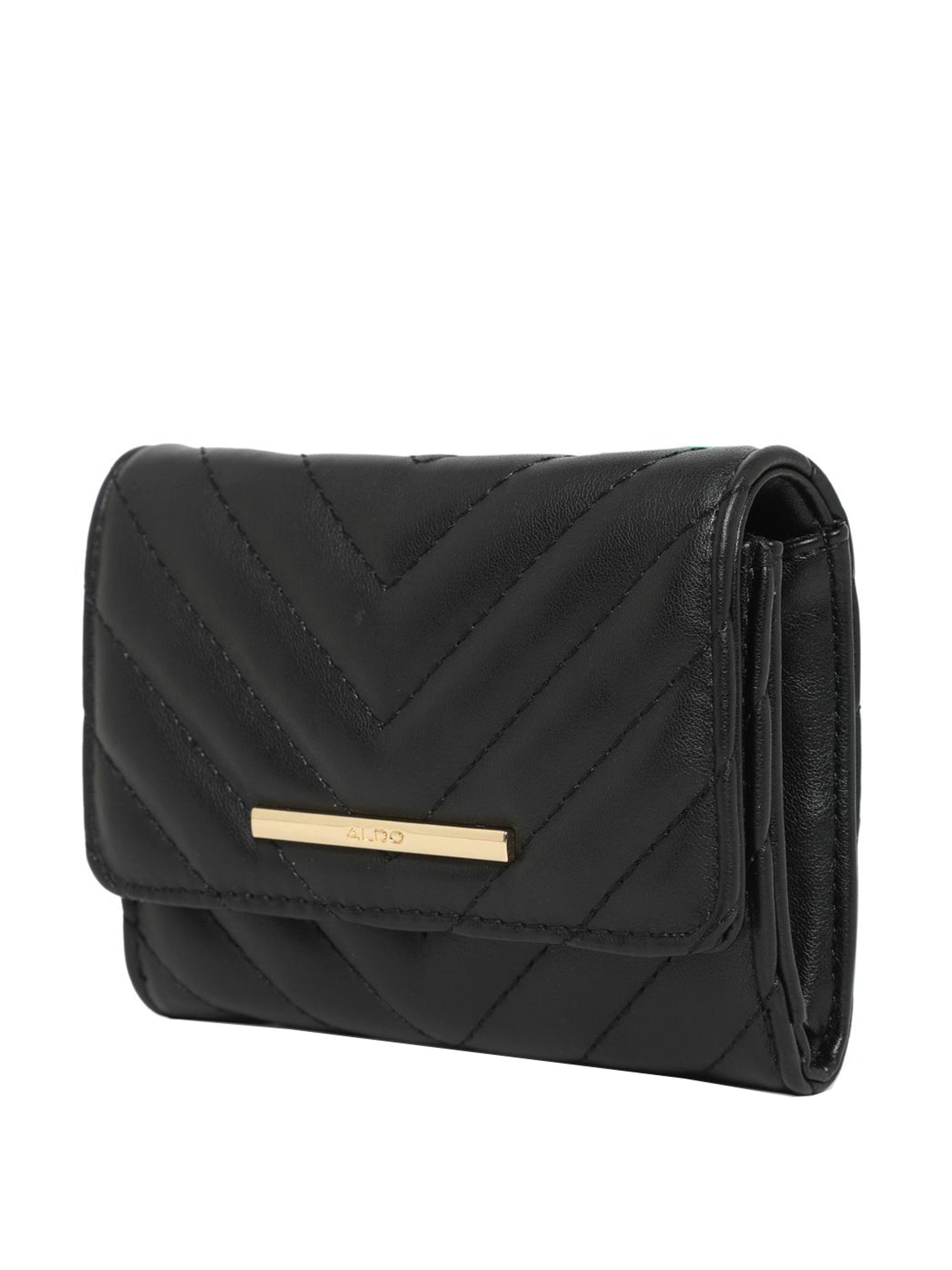 Buy Aldo ICONIPOUCH Black Textured Wallet With Keychain for Women Online At  Best Price @ Tata CLiQ