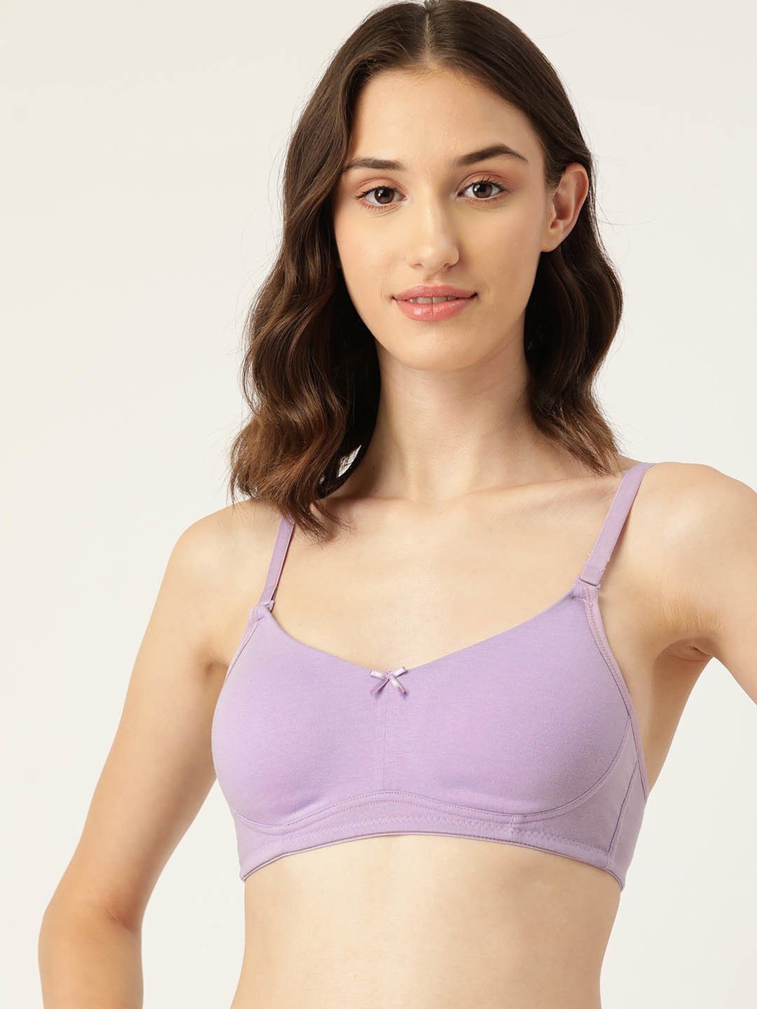 Buy Leading Lady Lilac Non-Padded Everyday Bra for Women Online @ Tata CLiQ