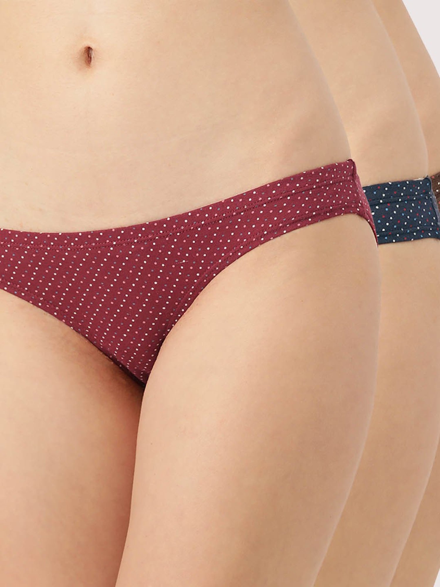 Buy Leading Lady Multicolor Printed Bikini Panty (Pack Of 3) for Women  Online @ Tata CLiQ