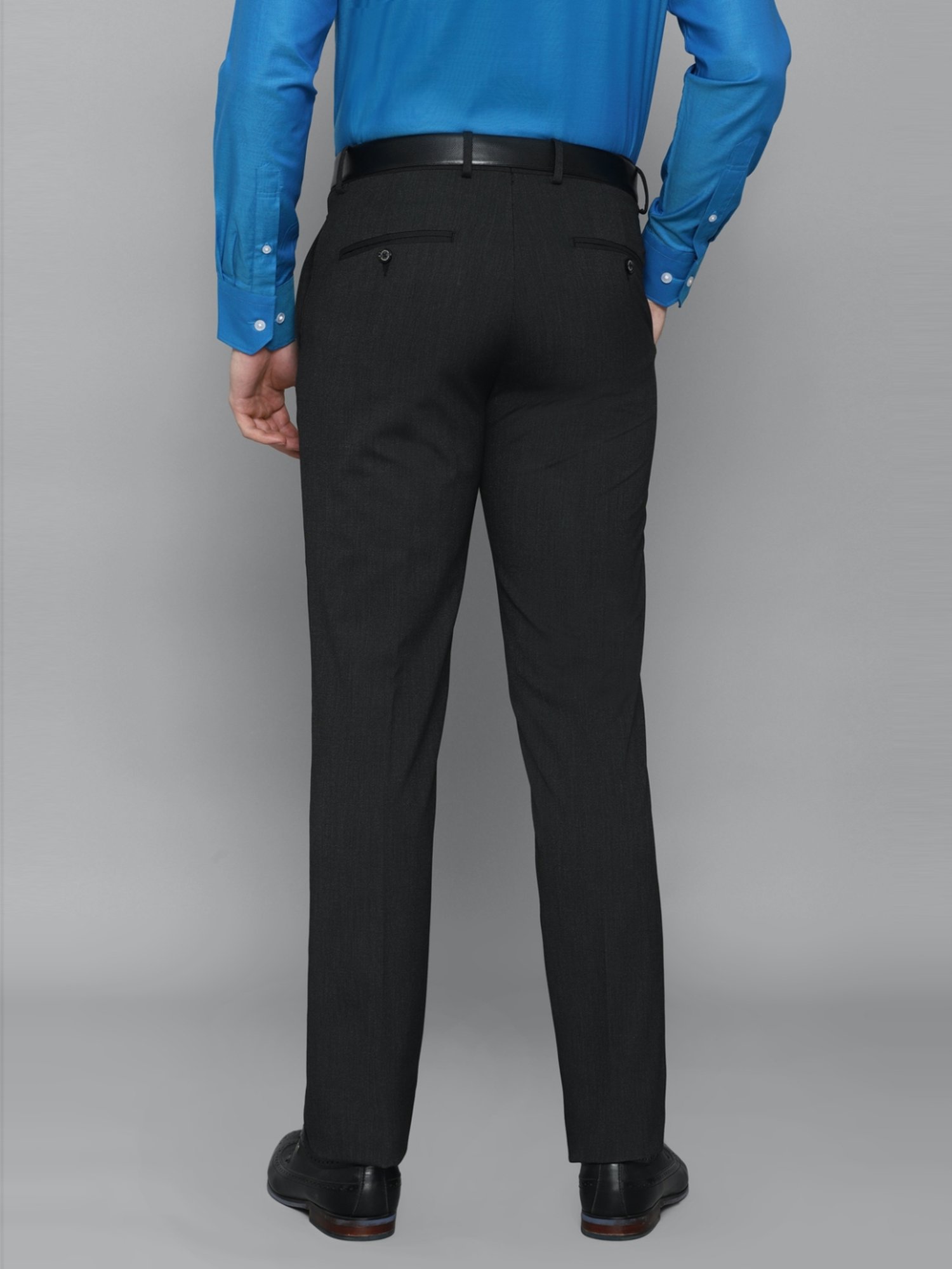 Buy Louis Philippe Black Trousers Online  808187  Louis Philippe