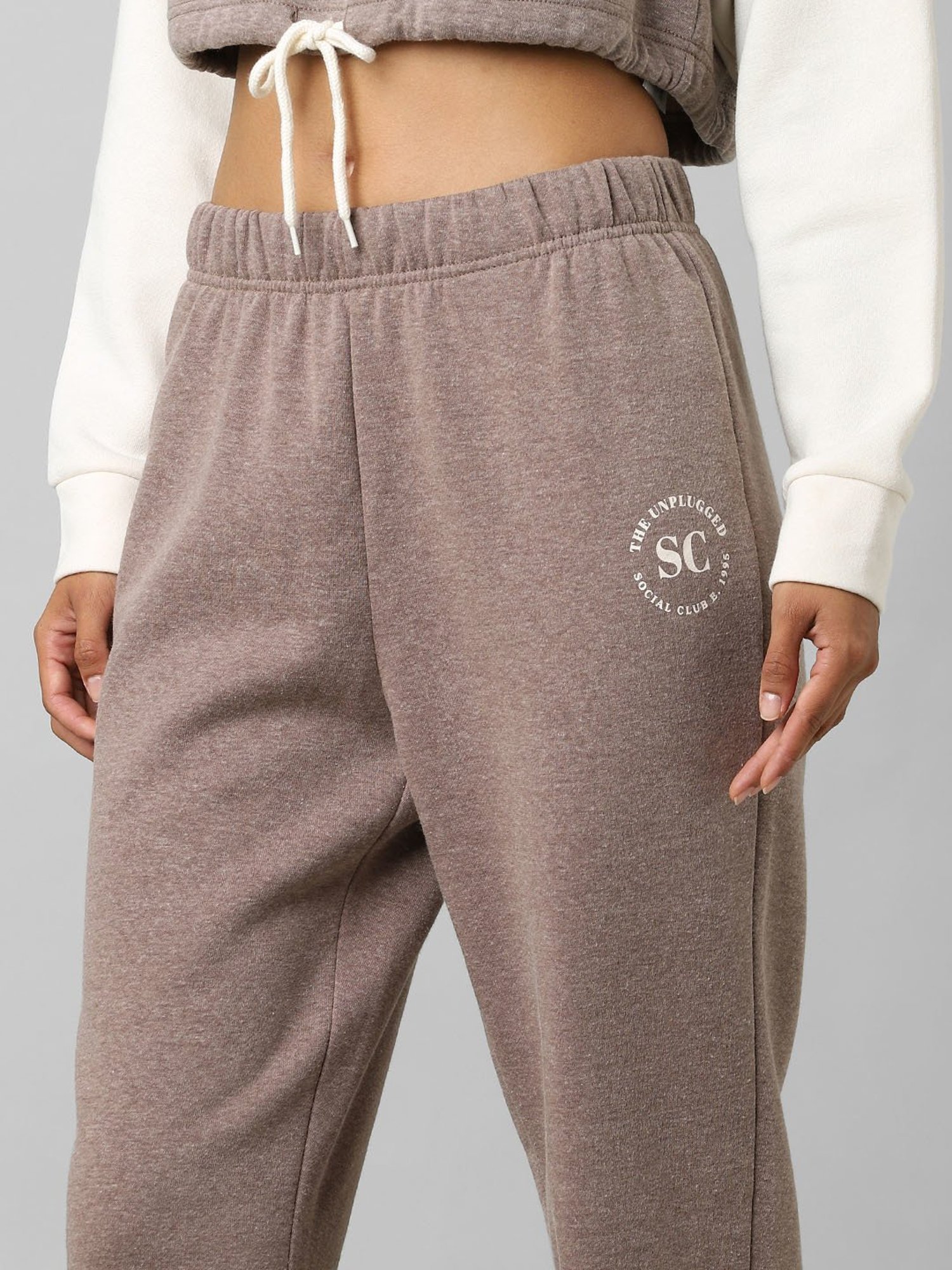 Buy Only Brown Regular Fit Sweat Pants for Women's Online @ Tata CLiQ