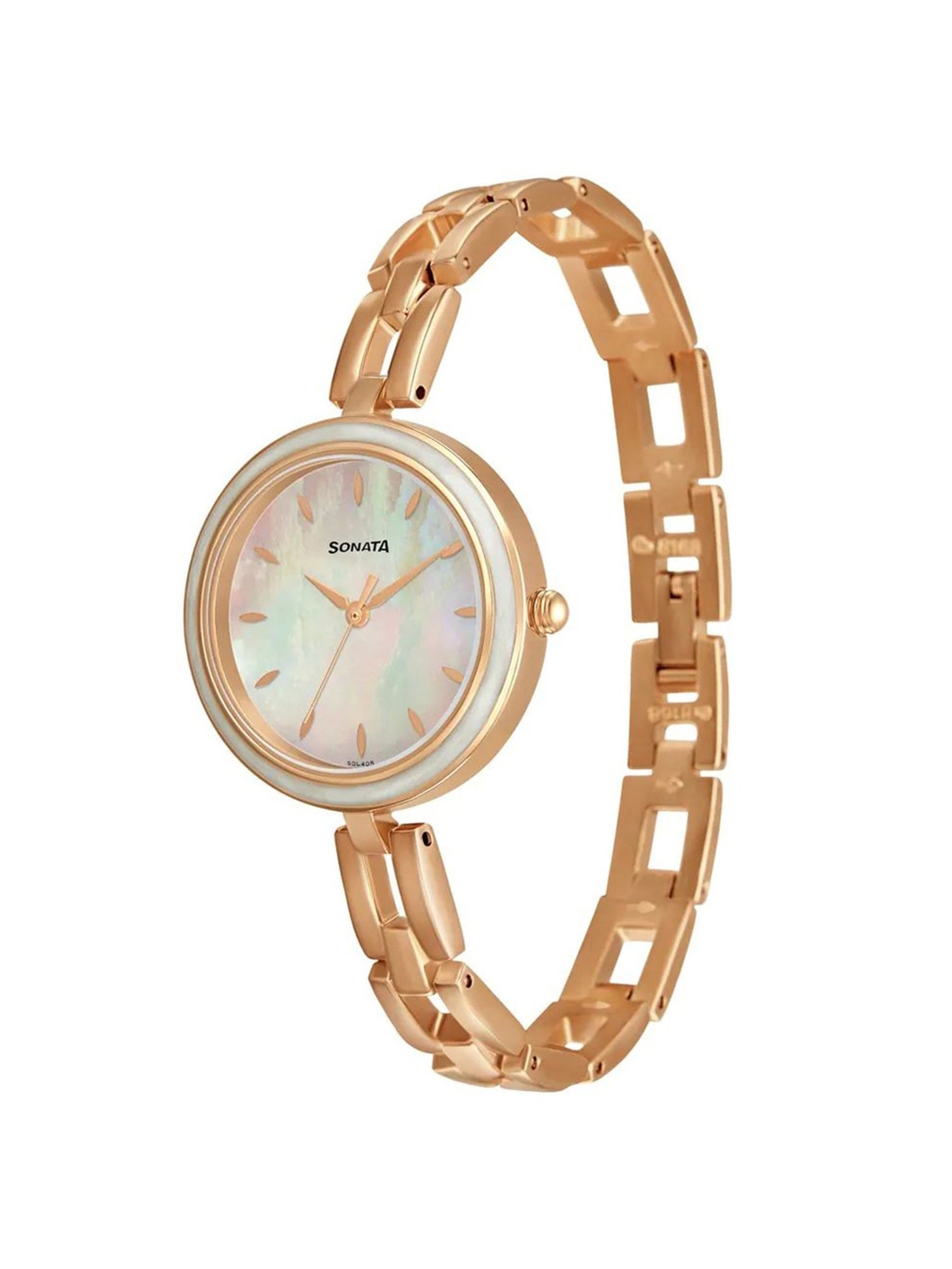 Sonata Analog Off-White Dial Women's Watch-8166WM02 - Hungamastart | Online  Shopping