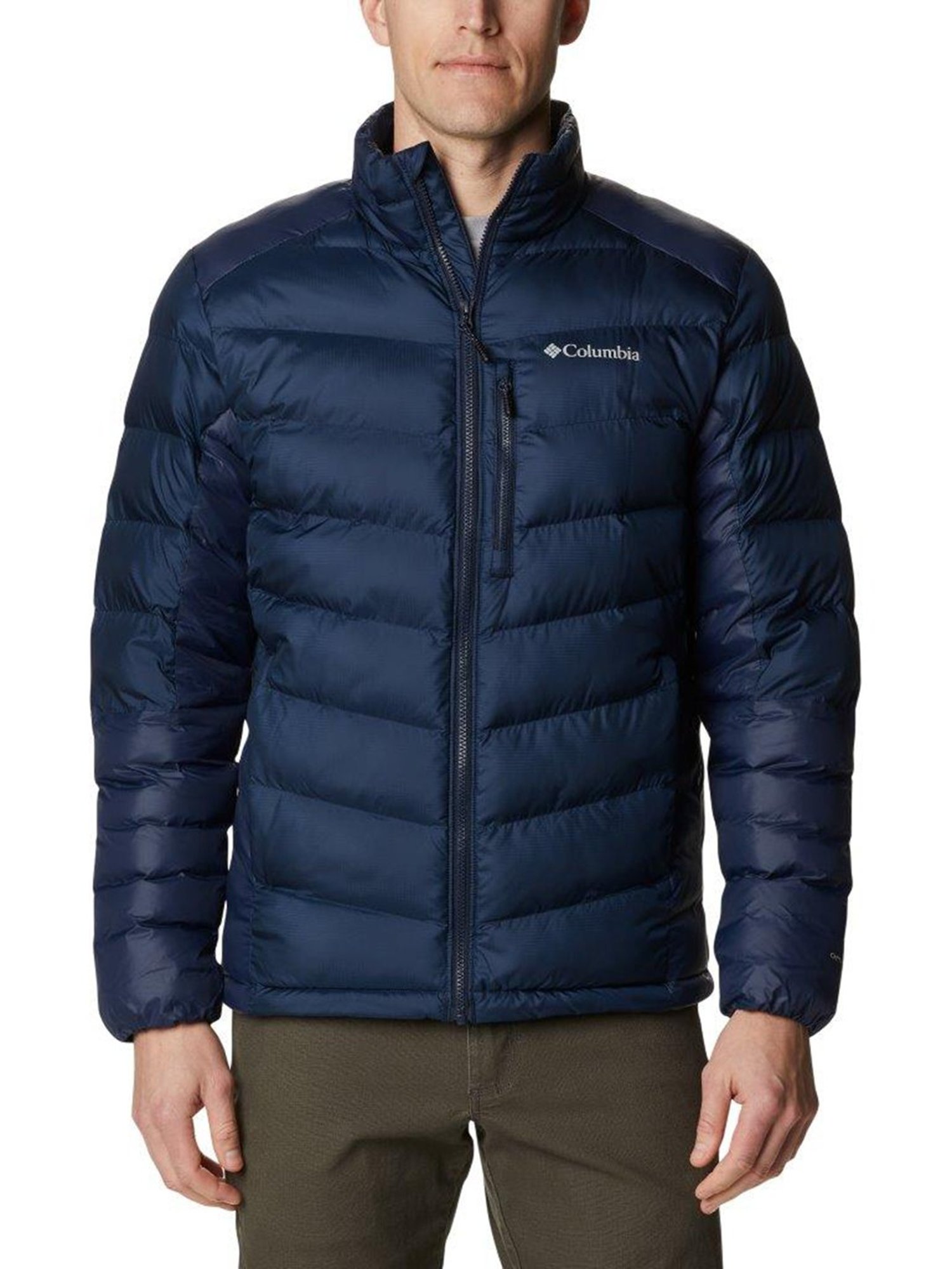 Buy Columbia Blue Platinum Peak Hooded Jacket For Men Online at
