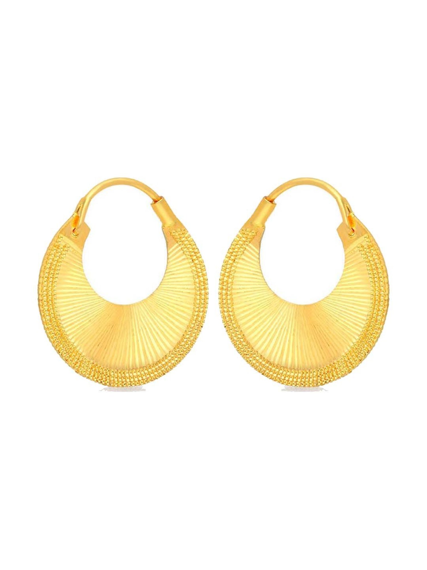22k Gold Hoop Earrings for a perfect contemporary look by Giriraj Jewellers   ADD some gold touches to your collection with 22k Gold Hoop  Instagram