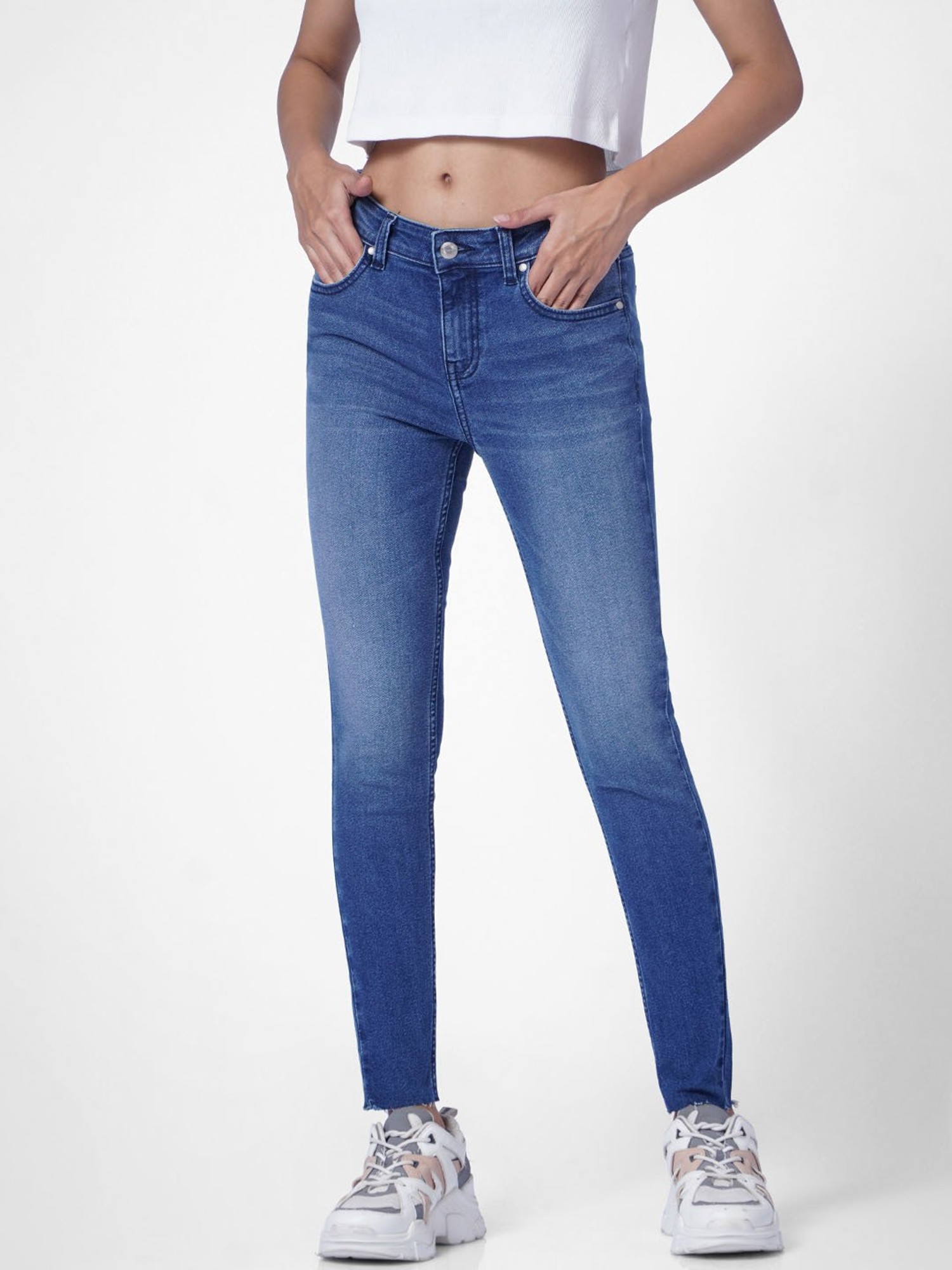 Skinny Light Blue Jeans - Buy Cute Outfits Light Blue Jeans – Onfire