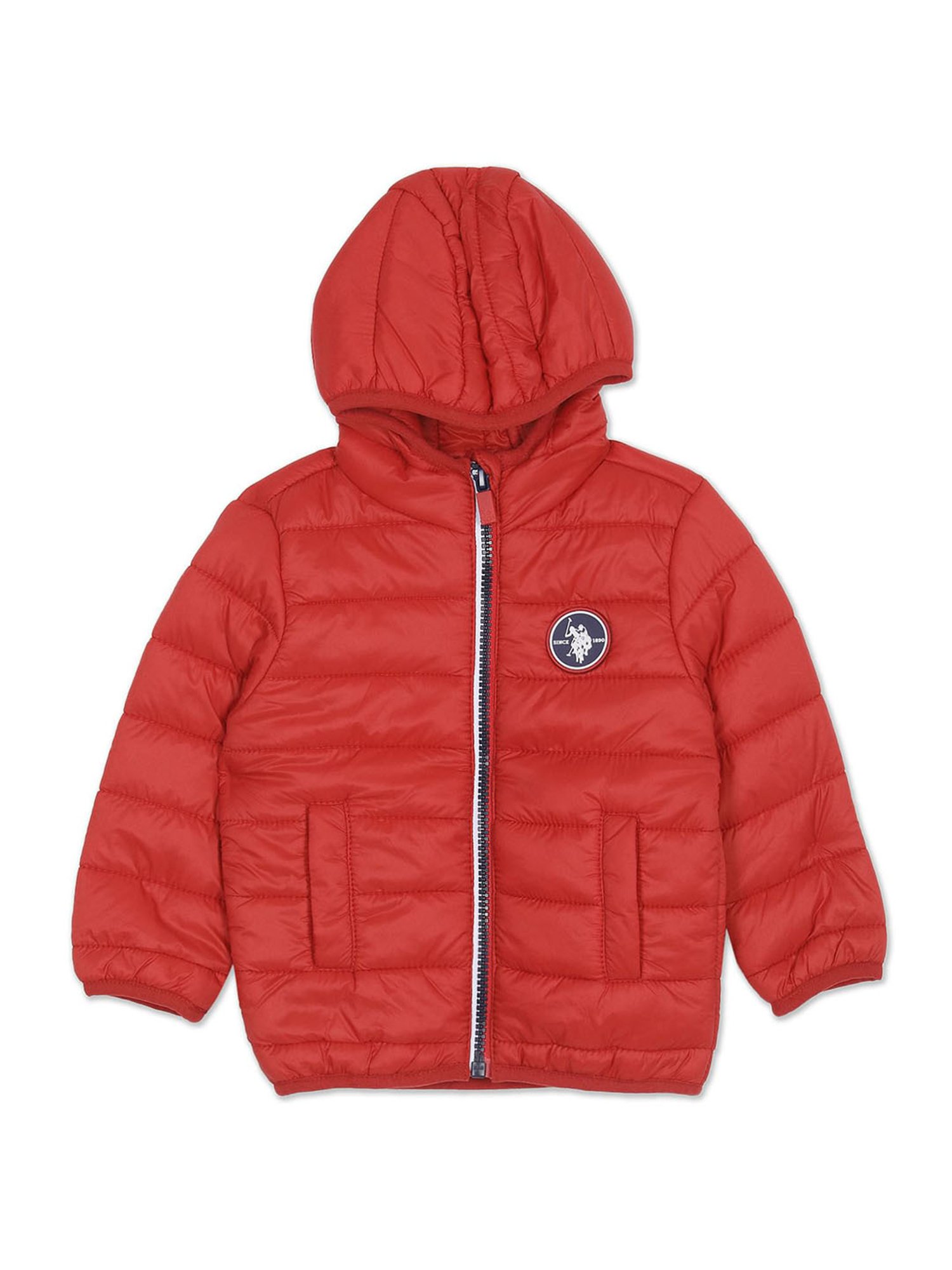 Buy Prathnna Jackets For Boy's & Girls Puffer Jacket with Hooded Winter,Red  & Black (5 years to 6 years) Mod-1 at Amazon.in