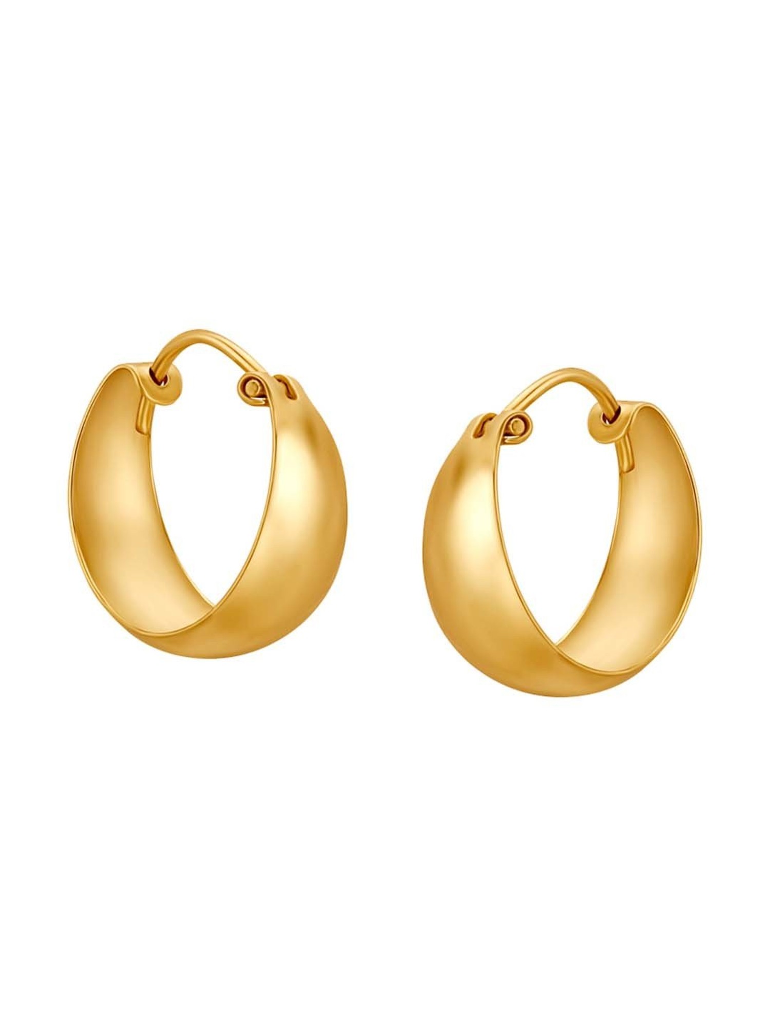 Update 92+ tanishq hoop earrings gold best - 3tdesign.edu.vn