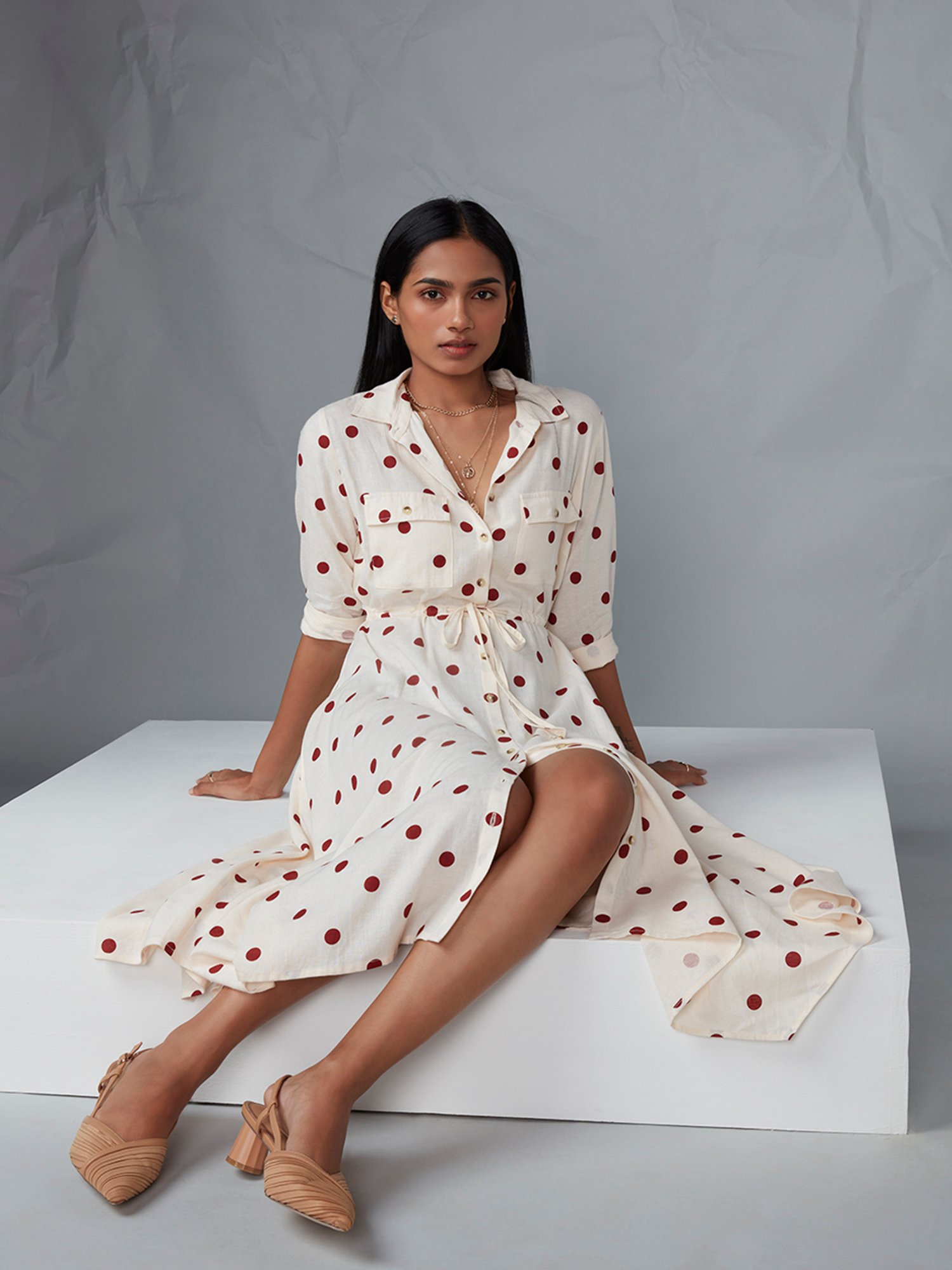 westside polka dot dress