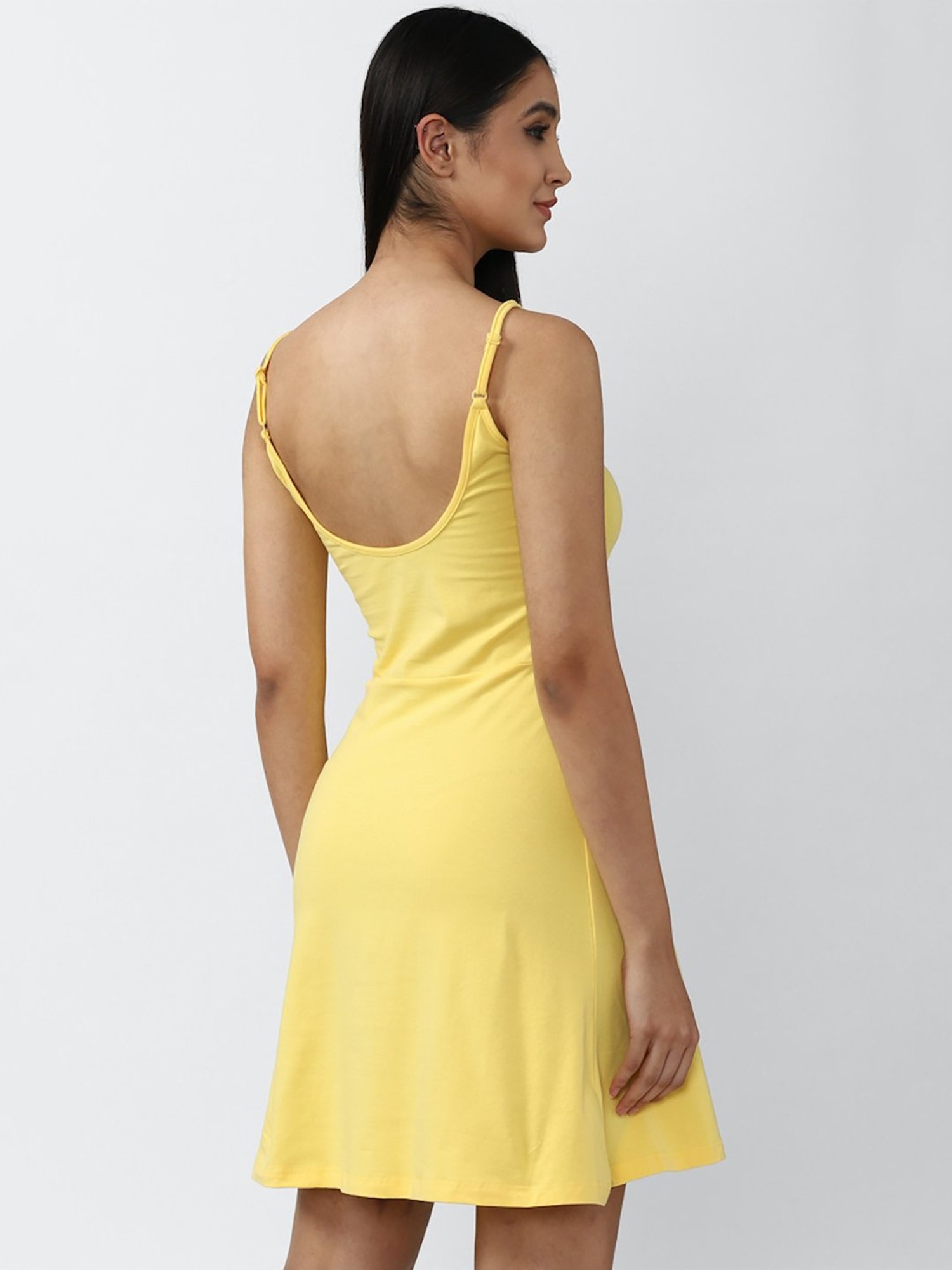 Forever 21 yellow outlet long dress