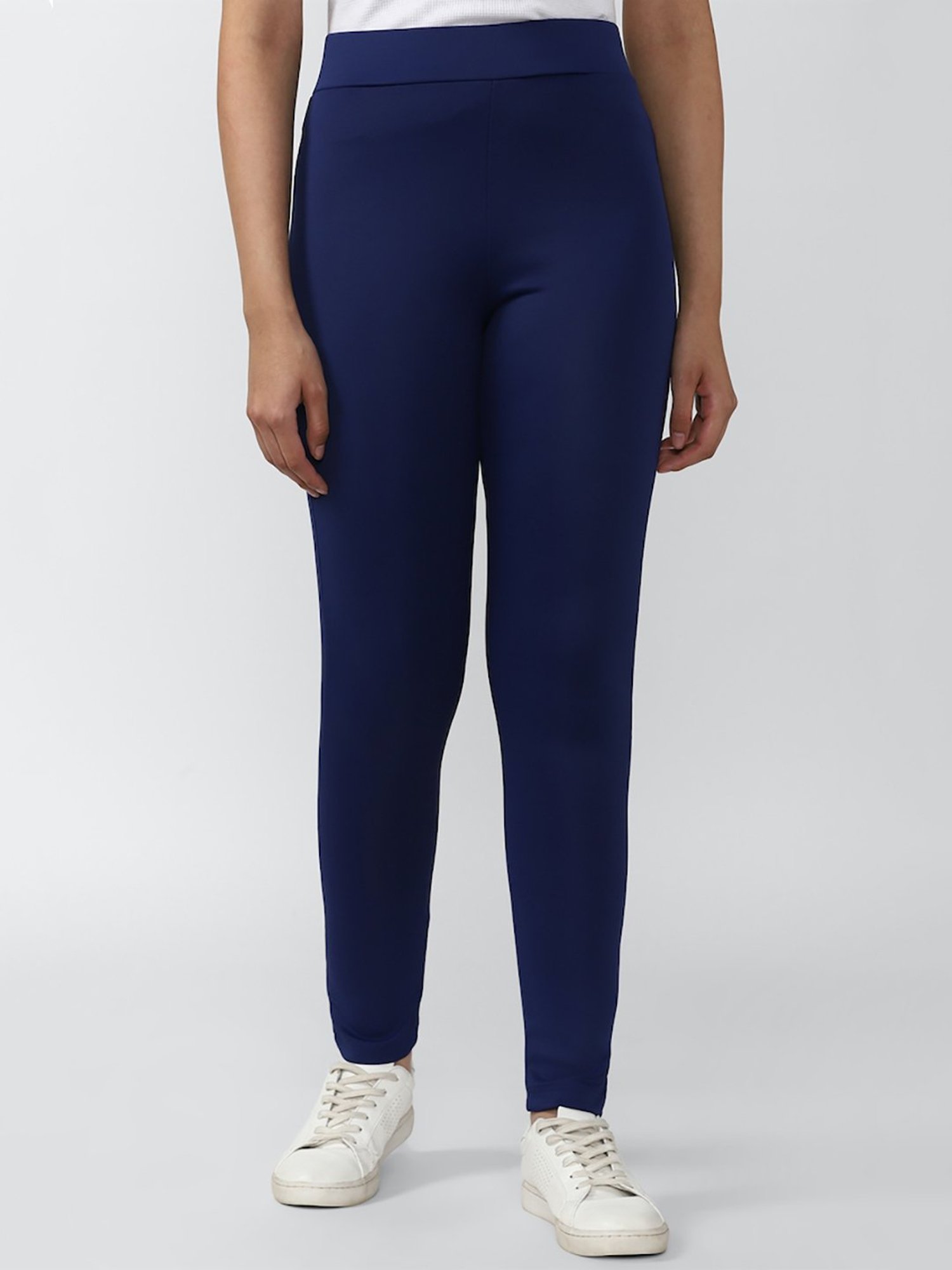 Buy Forever 21 White Regular Fit Leggings for Women Online @ Tata CLiQ