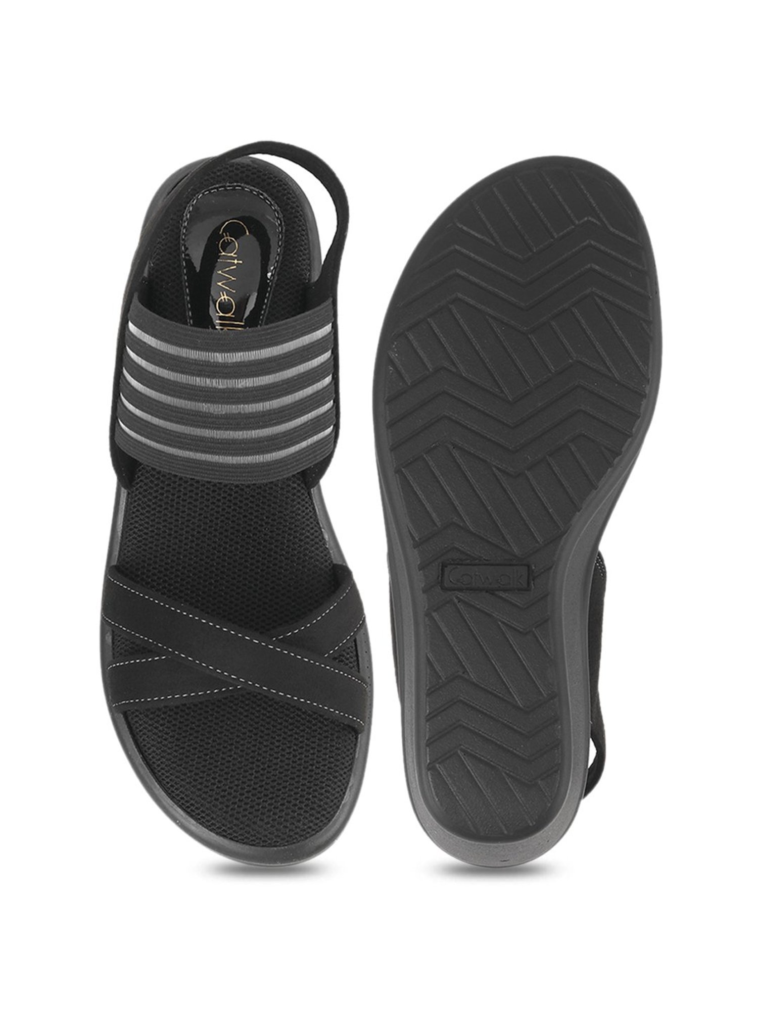 Buy Catwalk Black Criss Cross Sandals Online at Best Prices in India -  JioMart.