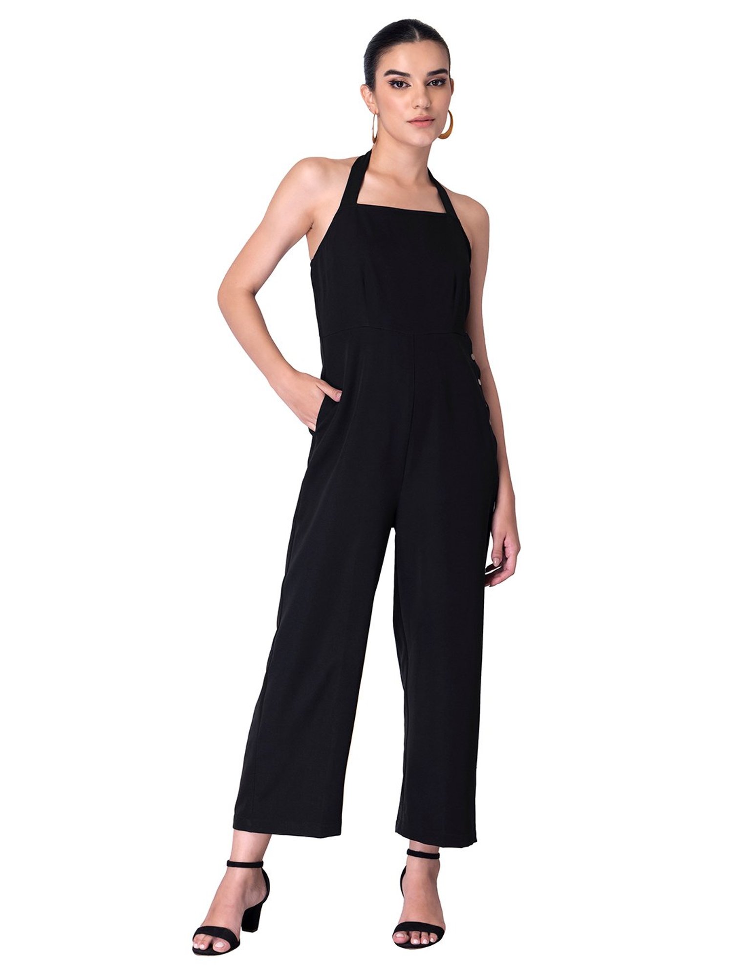 Buy Purple Jumpsuits &Playsuits for Women by FABALLEY Online | Ajio.com