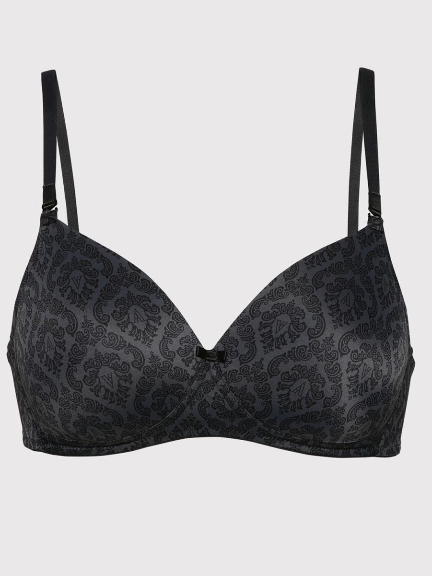 Buy Van Heusen Black Printed T-Shirt Bra for Women Online @ Tata CLiQ