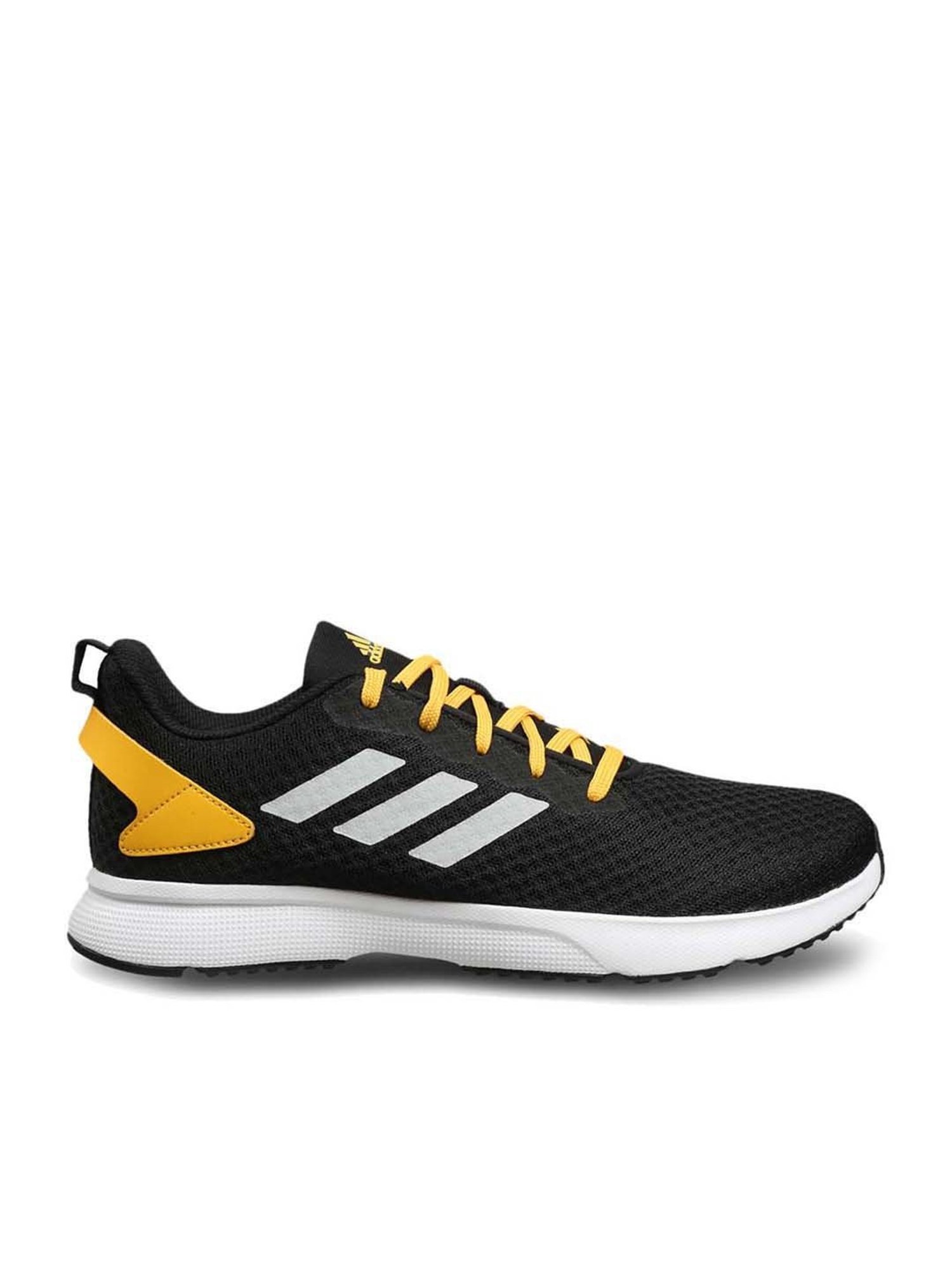 Adidas running outlet shoes black yellow