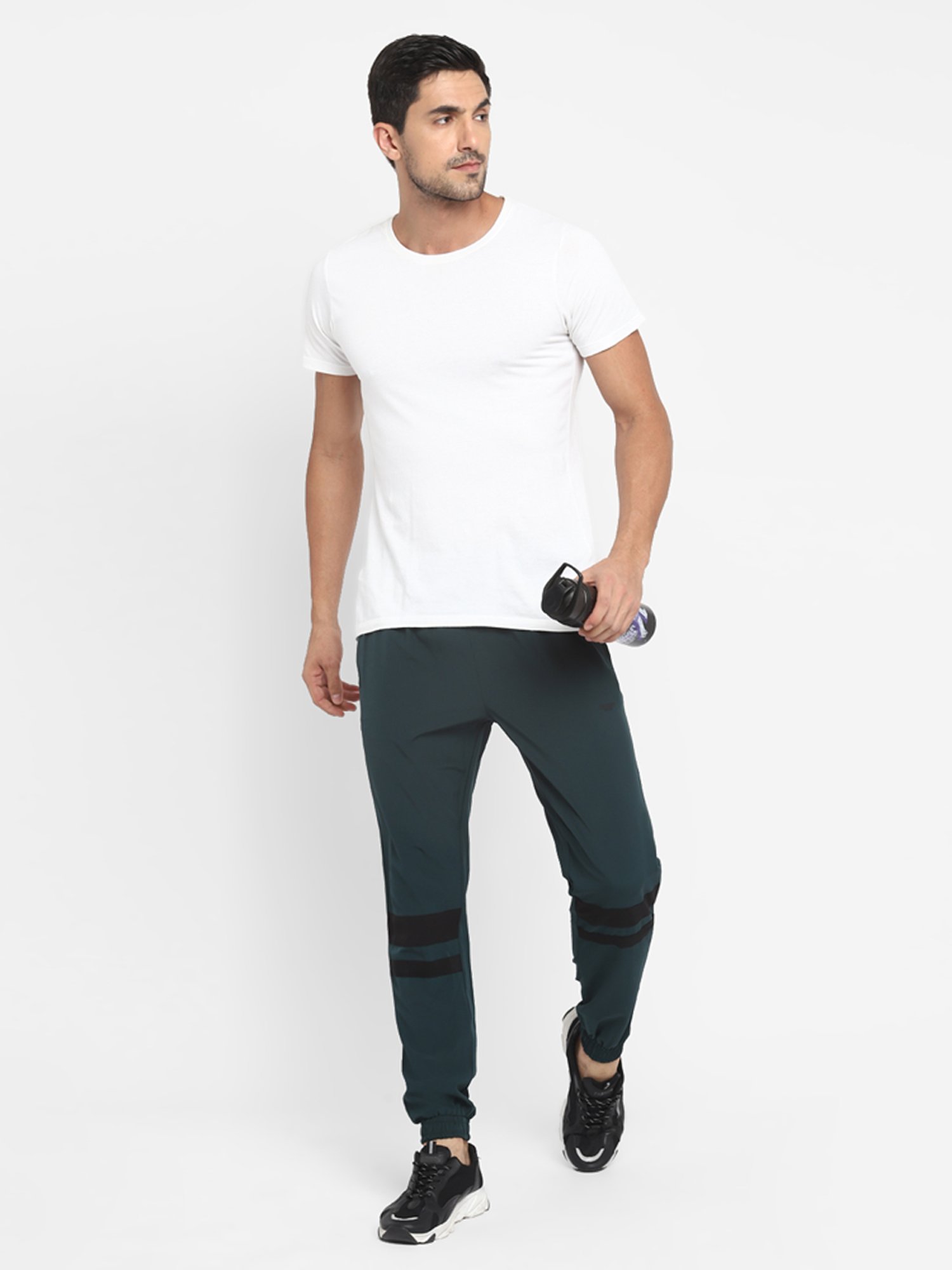 Buy Furo by Red Chief Dark Green Regular Fit Joggers for Men's Online @  Tata CLiQ