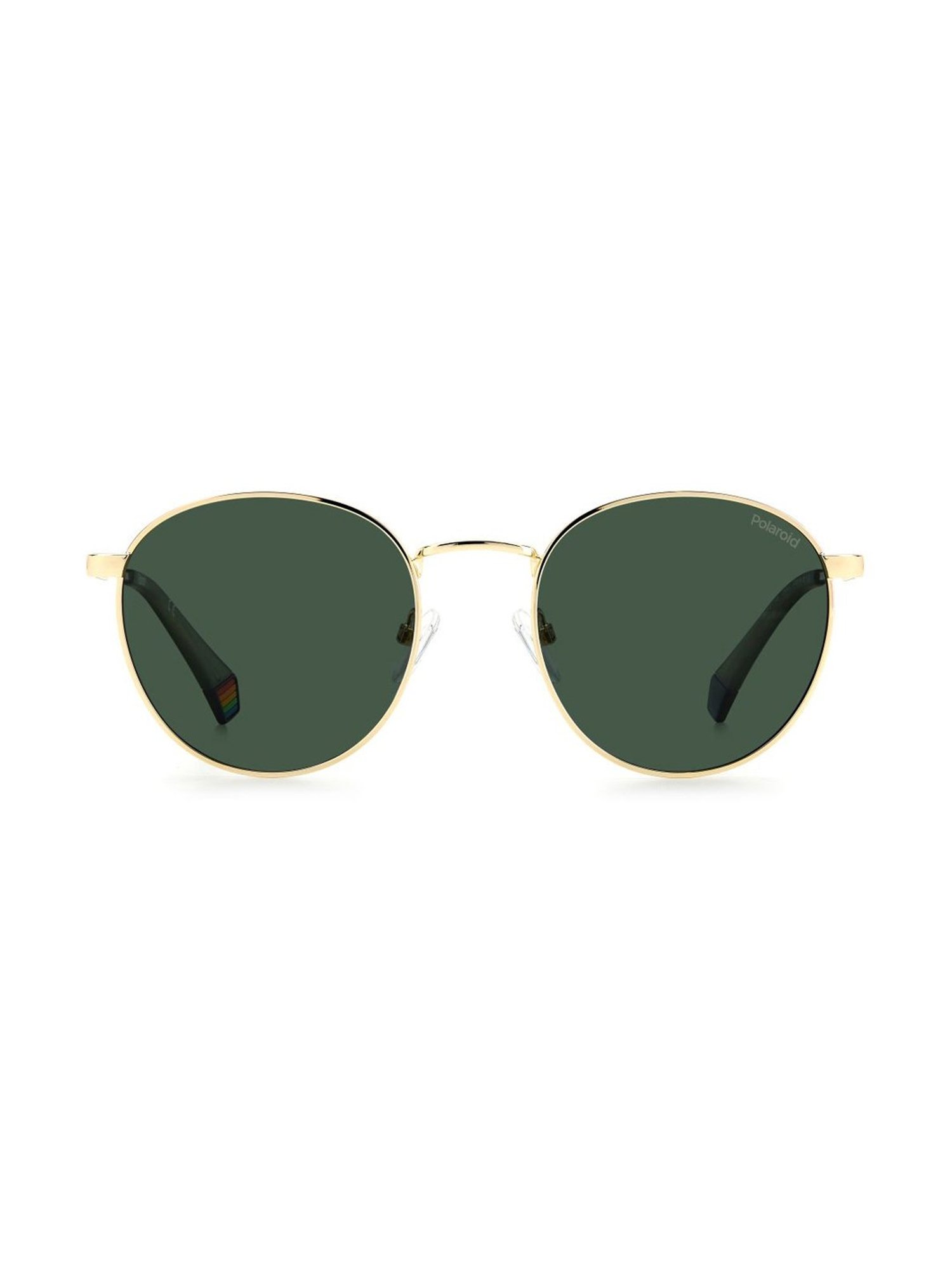 polaroid round lens unisex sunglasses