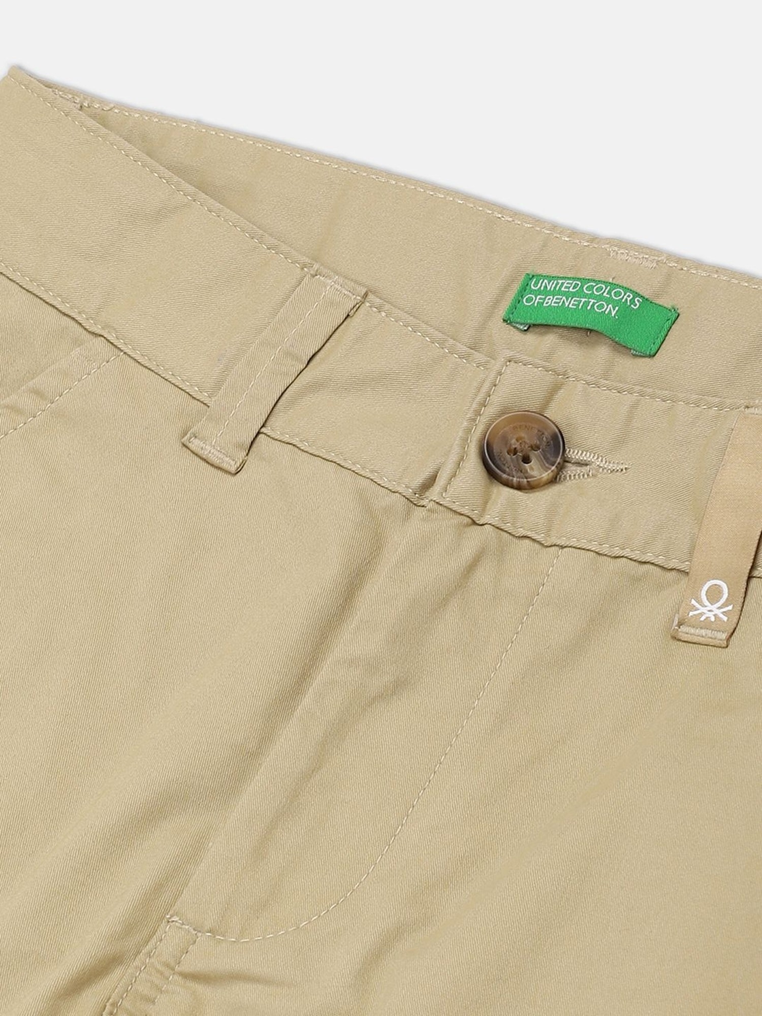 Beige Benetton slacks KIDS FASHION Trousers Basic discount 85% 
