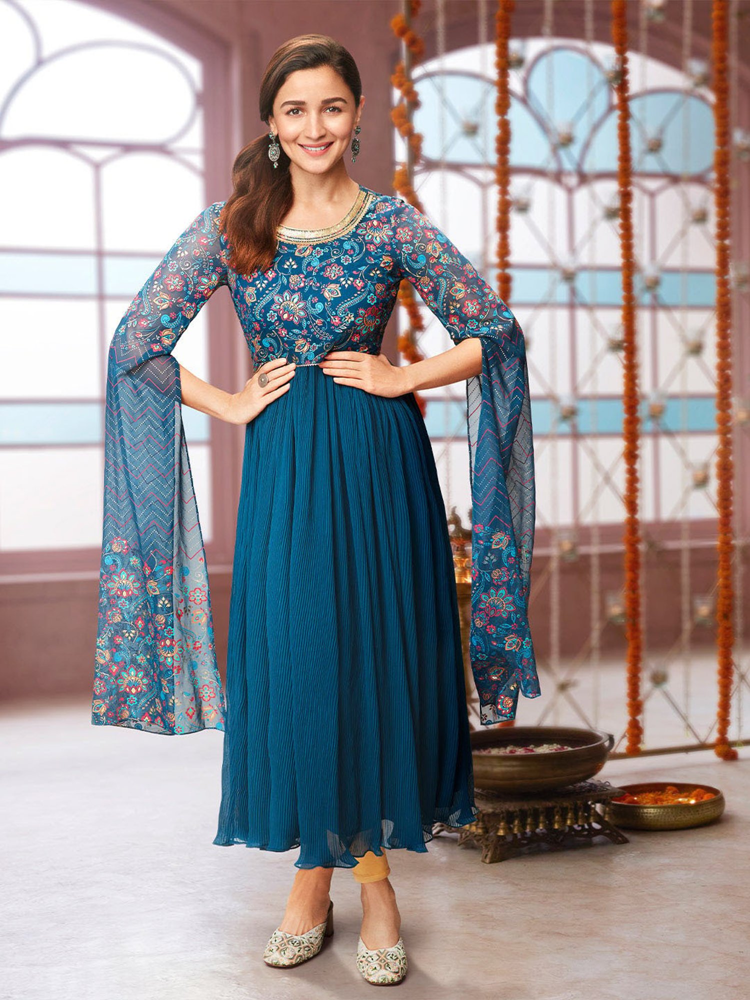 Aurelia sales blue anarkali