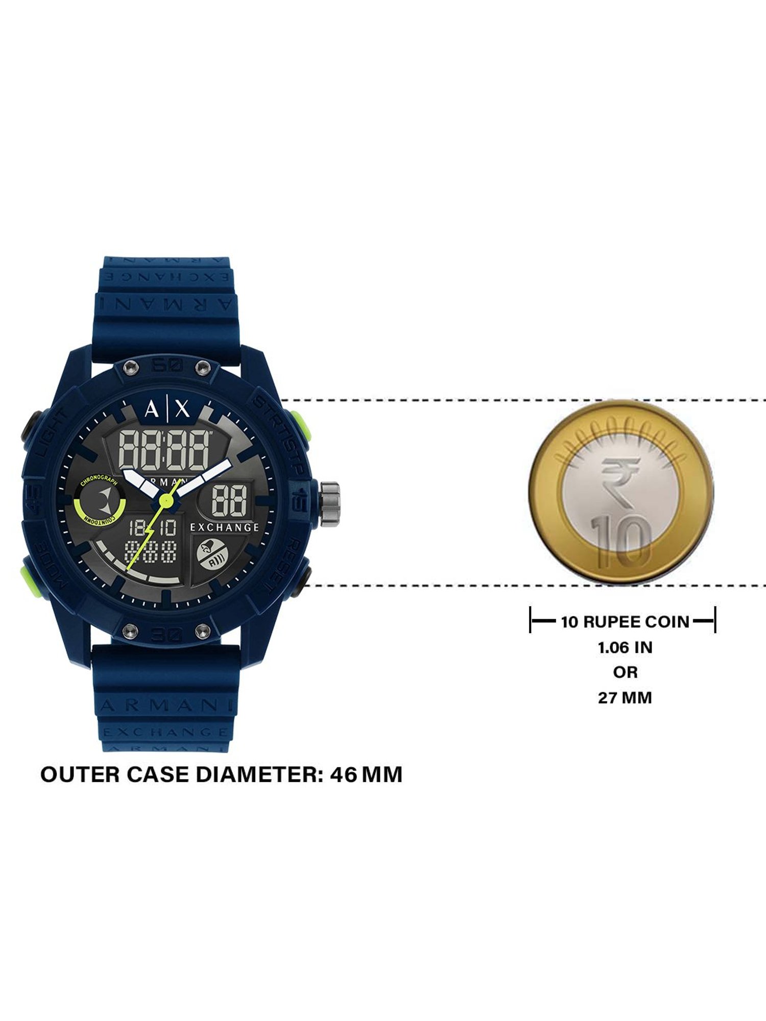 Armani Exchange Blue Watch AX2962