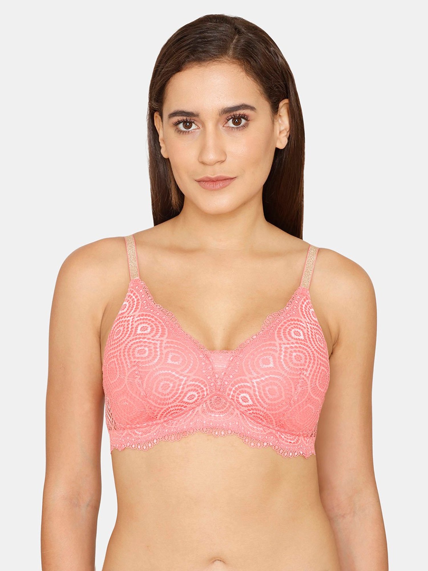 Buy Zivame Pink Half Coverage Double Layered Backless Bra for Women's  Online @ Tata CLiQ