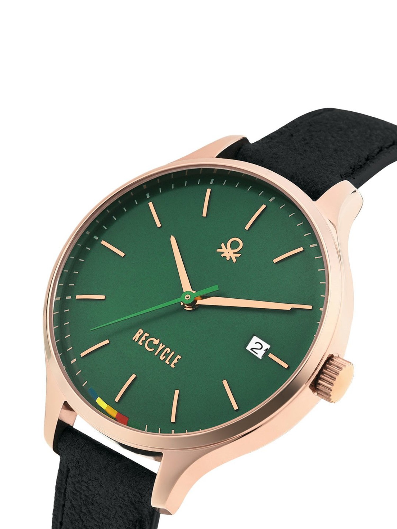 LOREO New Attractive Green Color Round Dial And Oylo Leather Strap Analog  Watch - For Girls - Buy LOREO New Attractive Green Color Round Dial And  Oylo Leather Strap Analog Watch -