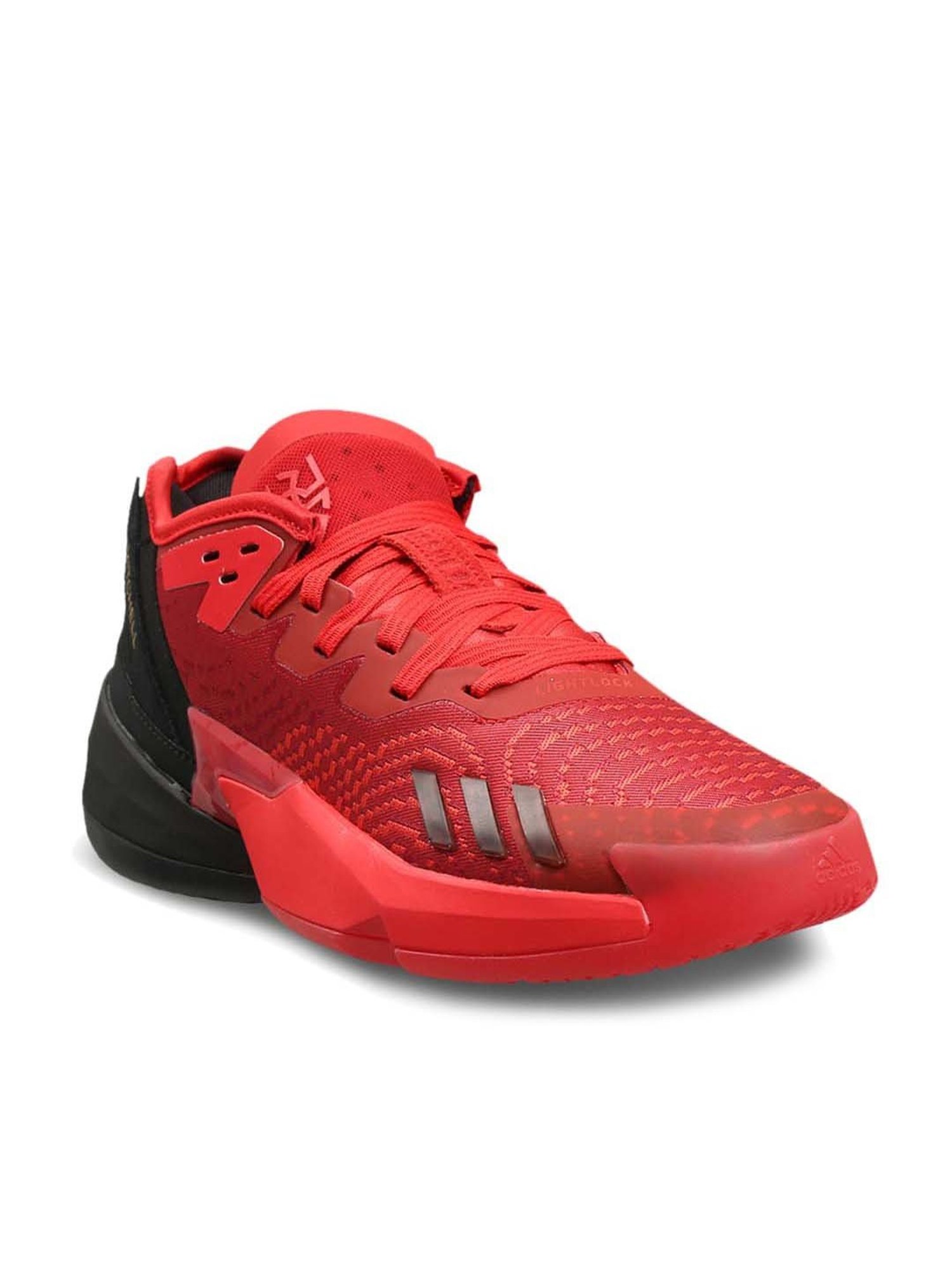 Red basketball shoes on sale adidas