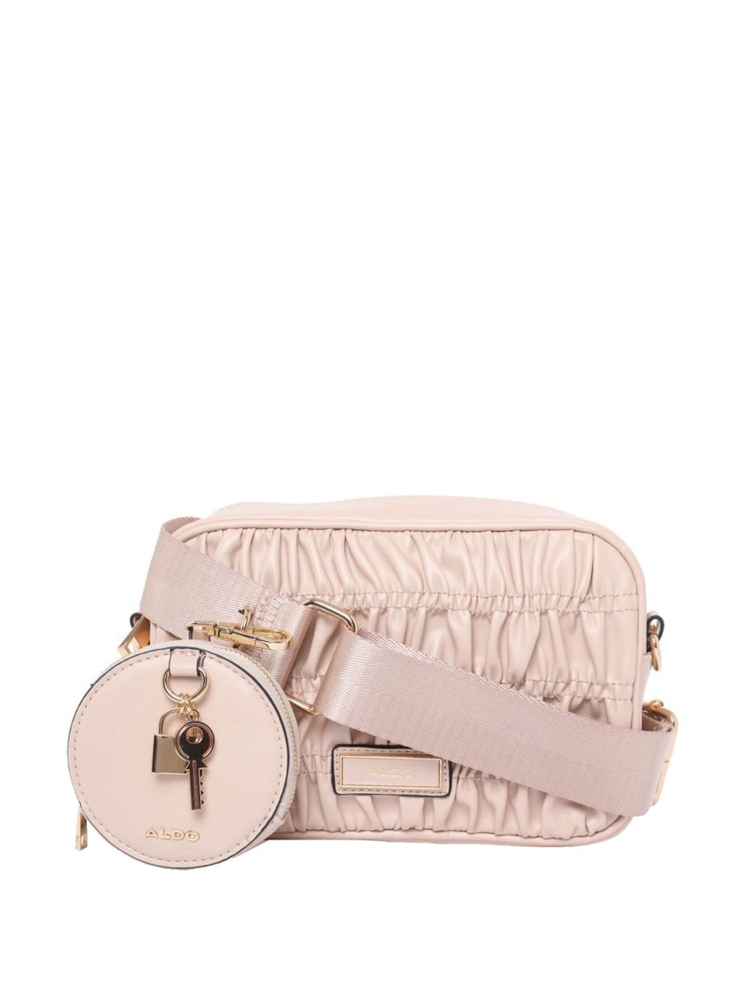 Buy Aldo Pink Textured Medium Sling Handbag Online At Best Price