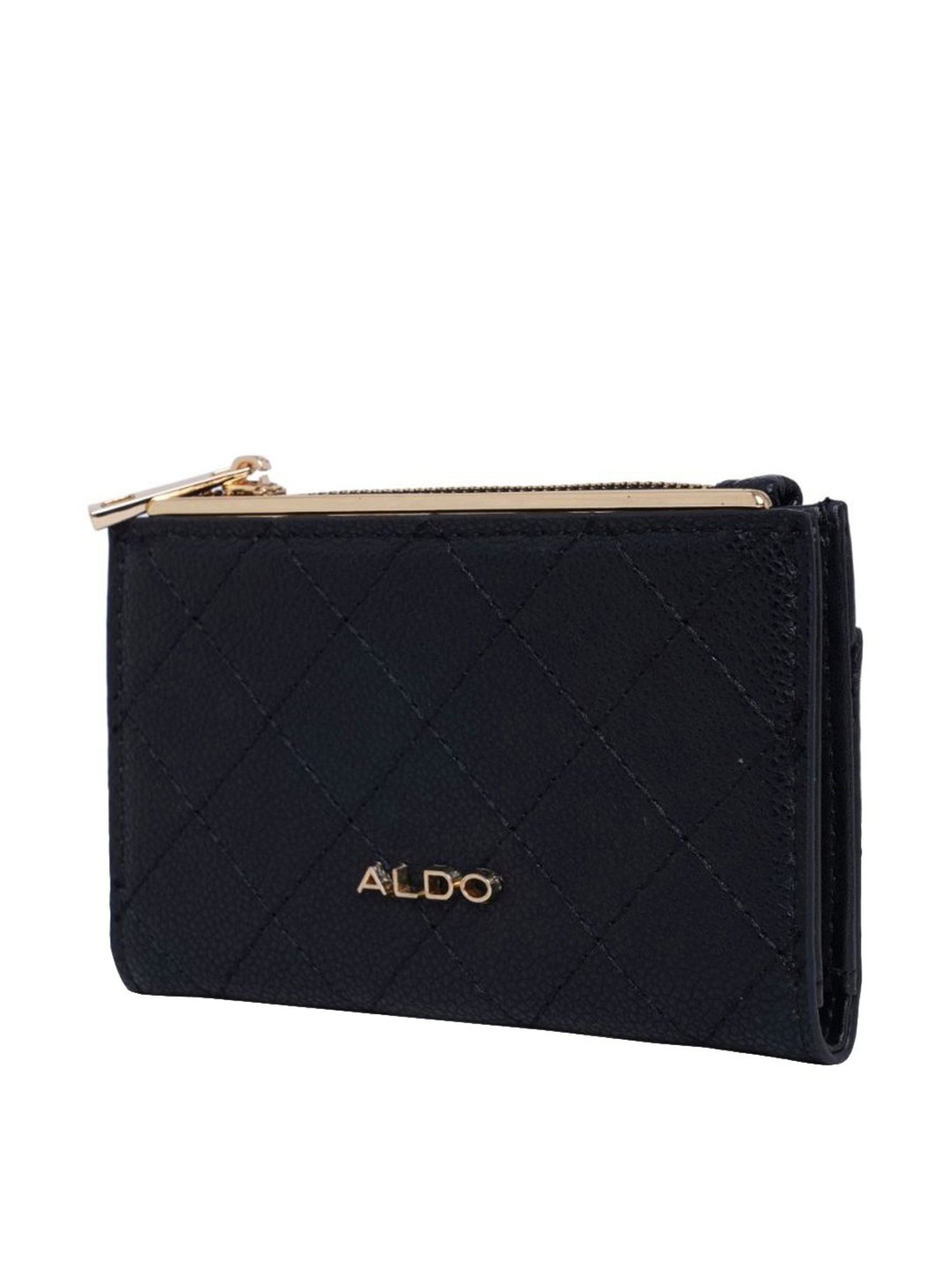 Buy Aldo ICONIPOUCH Black Textured Wallet With Keychain for Women Online At  Best Price @ Tata CLiQ