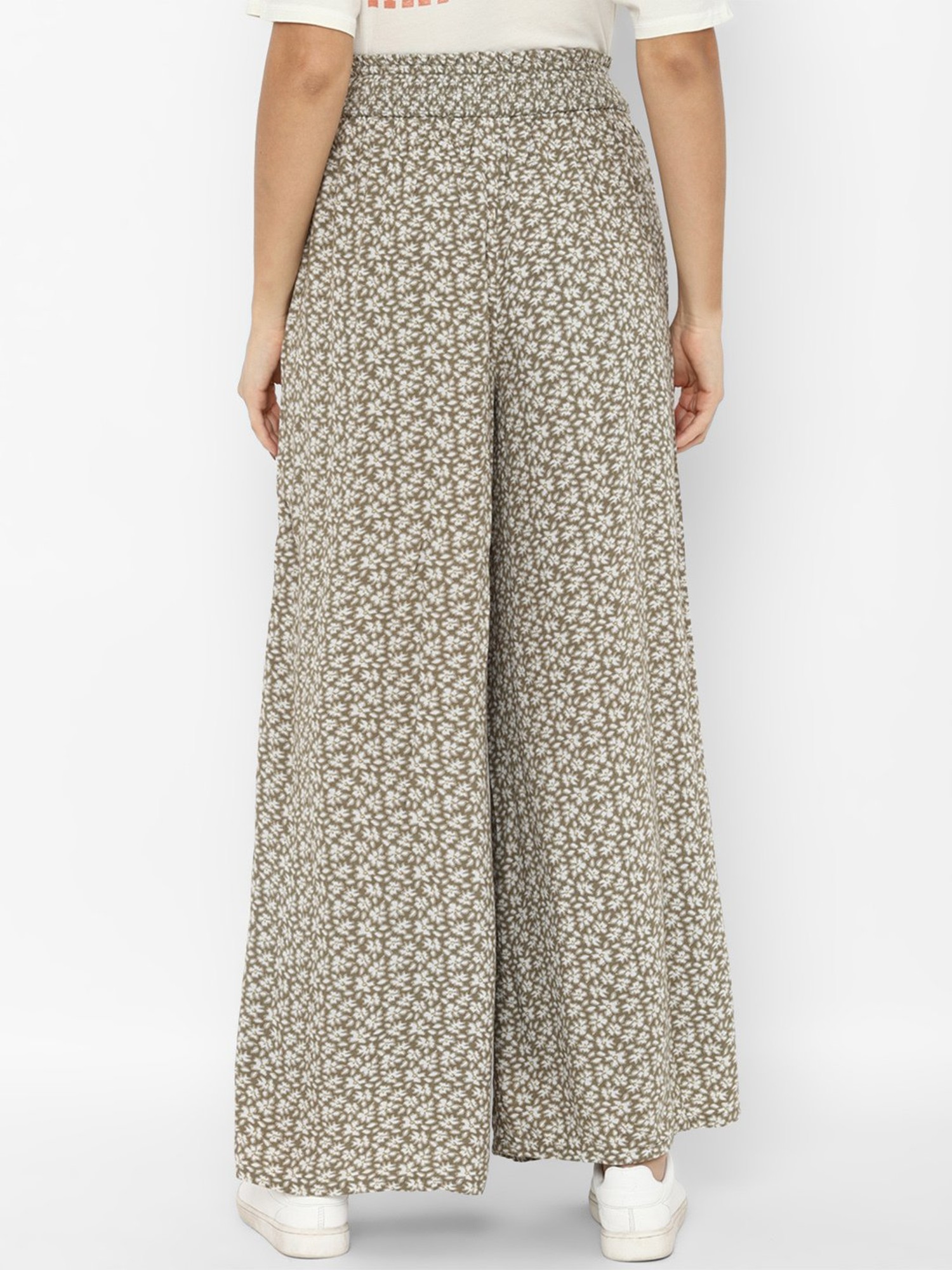 High Waisted Floral Wide Leg Trousers  Nasty Gal