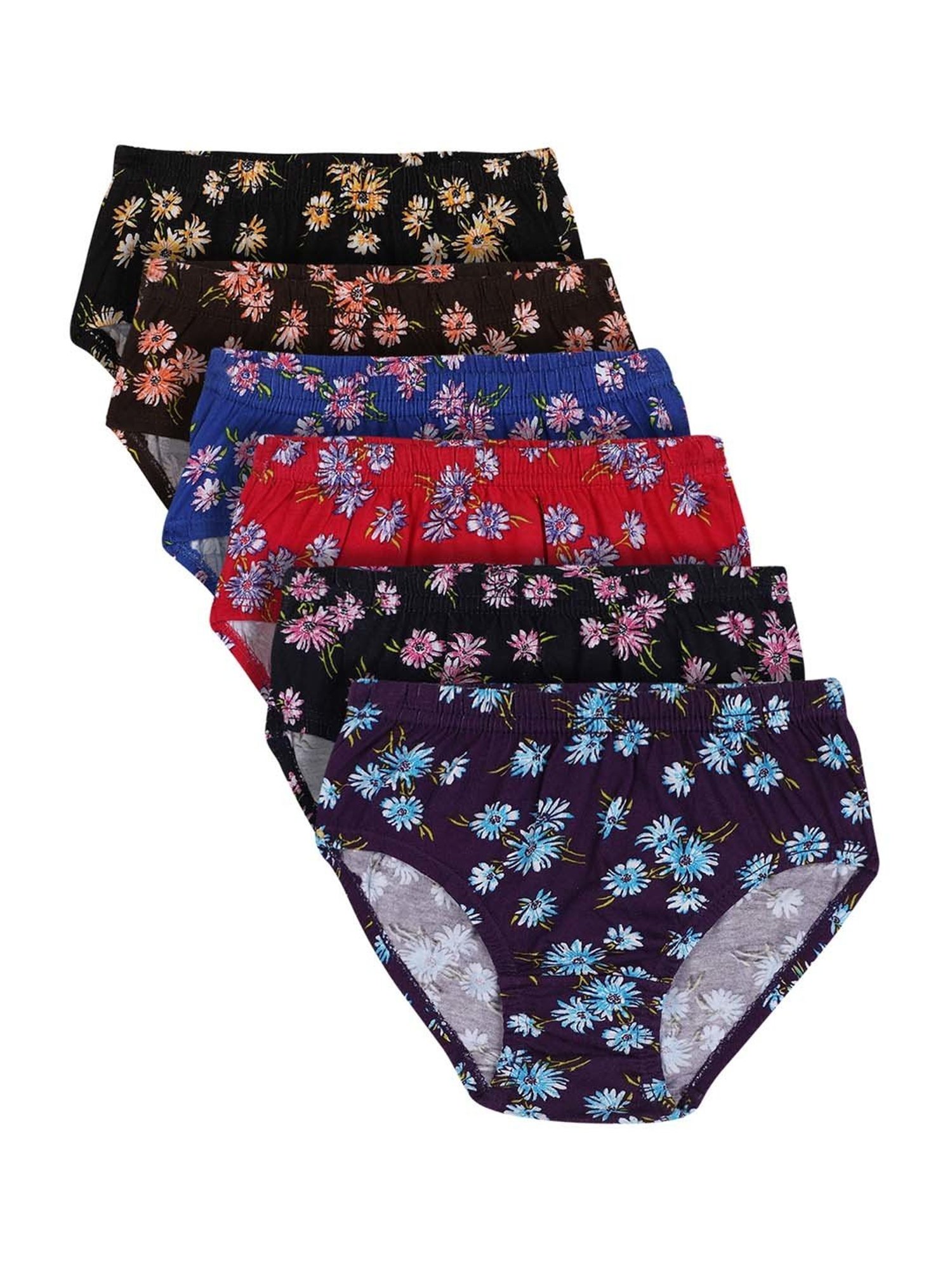 Buy Bodycare Kids Multi Cotton Printed Panties for Girls Clothing
