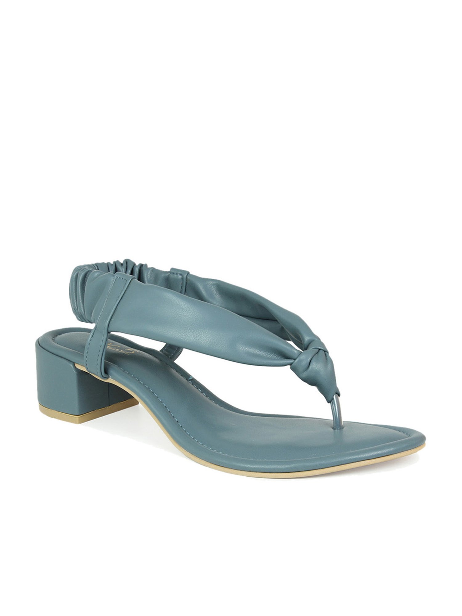 Buy Light Blue Flat Sandals for Women by REFOAM Online | Ajio.com