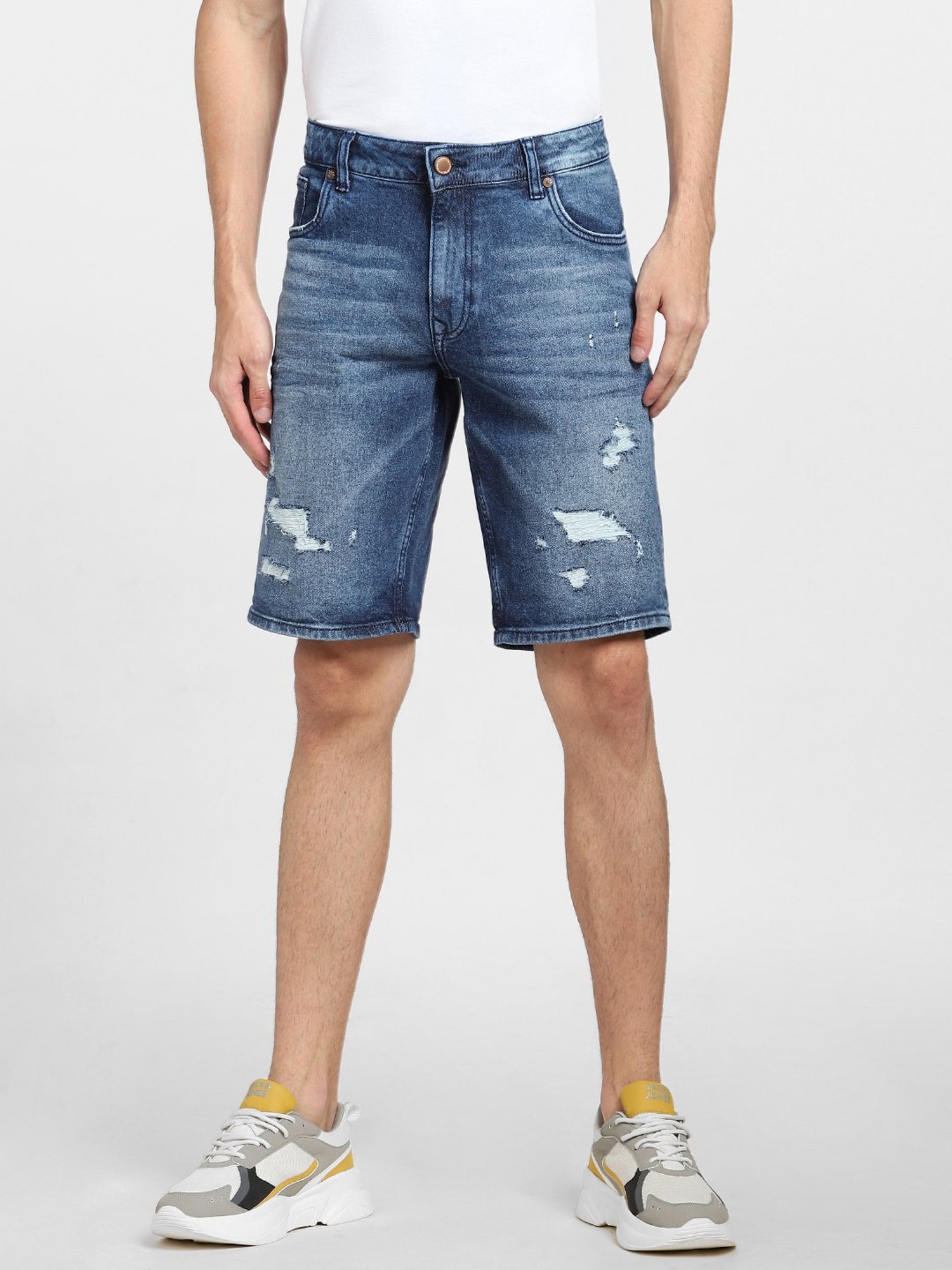Buy Blue Shorts & 3/4ths for Men by LEE COOPER Online | Ajio.com