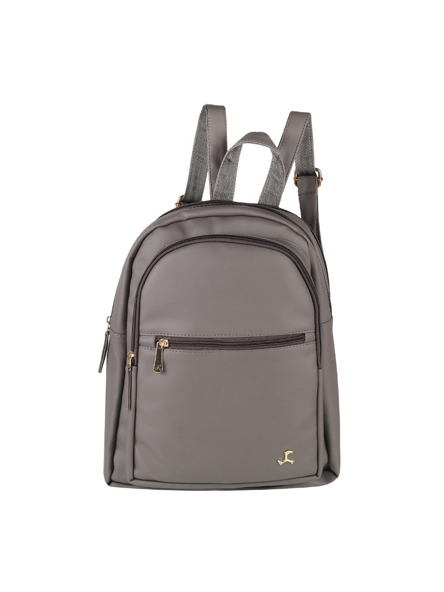 The Philos Grey Leather Backpack For Men & Women - The Jacket Maker