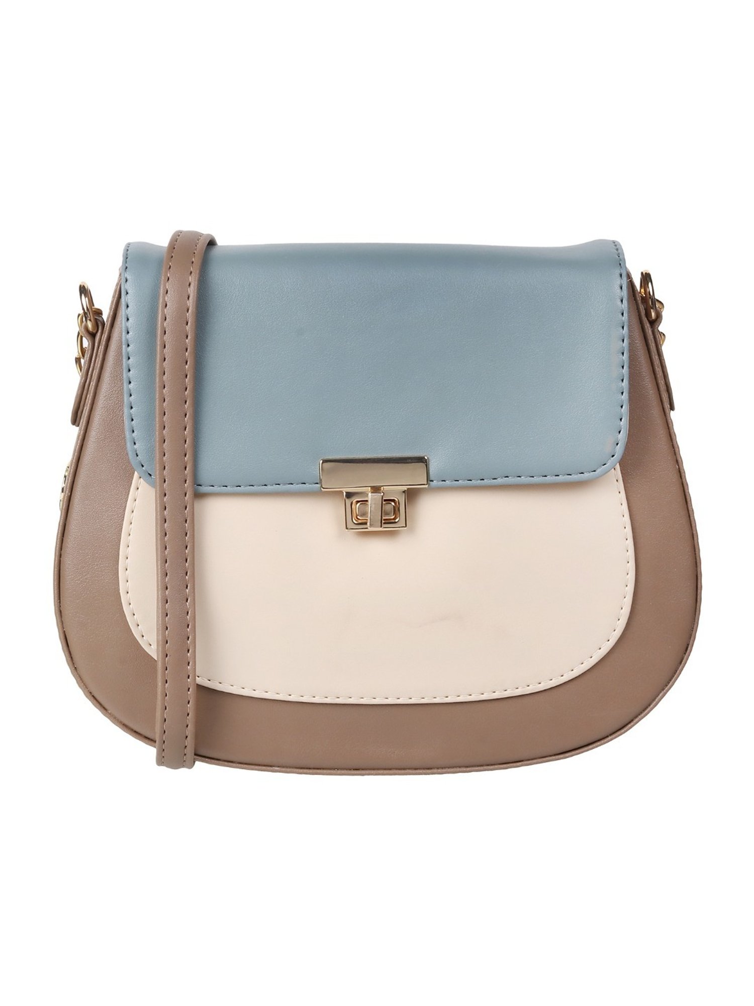 The Ethereal | Color Block Leather Handbag for Women | Multicolor Purse