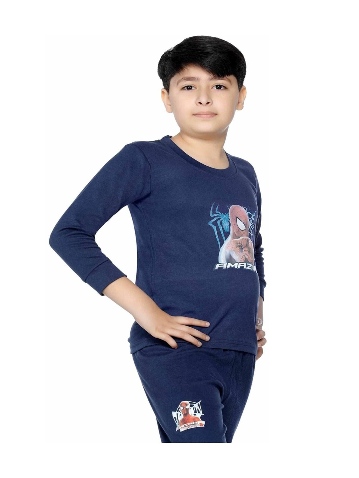 Buy Bodycare Insider Kids Red Regular Fit Thermal Set for Boys