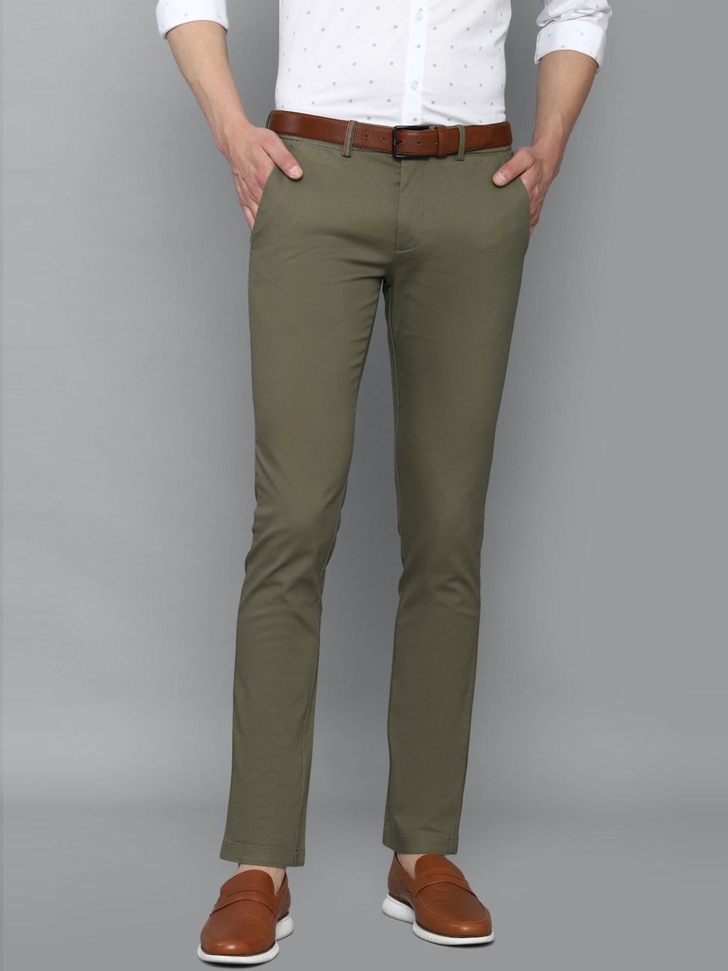 Buy SOJANYA Beige Cotton Regular Slim Fit Checks Flat Front Trousers for  Mens Online  Tata CLiQ