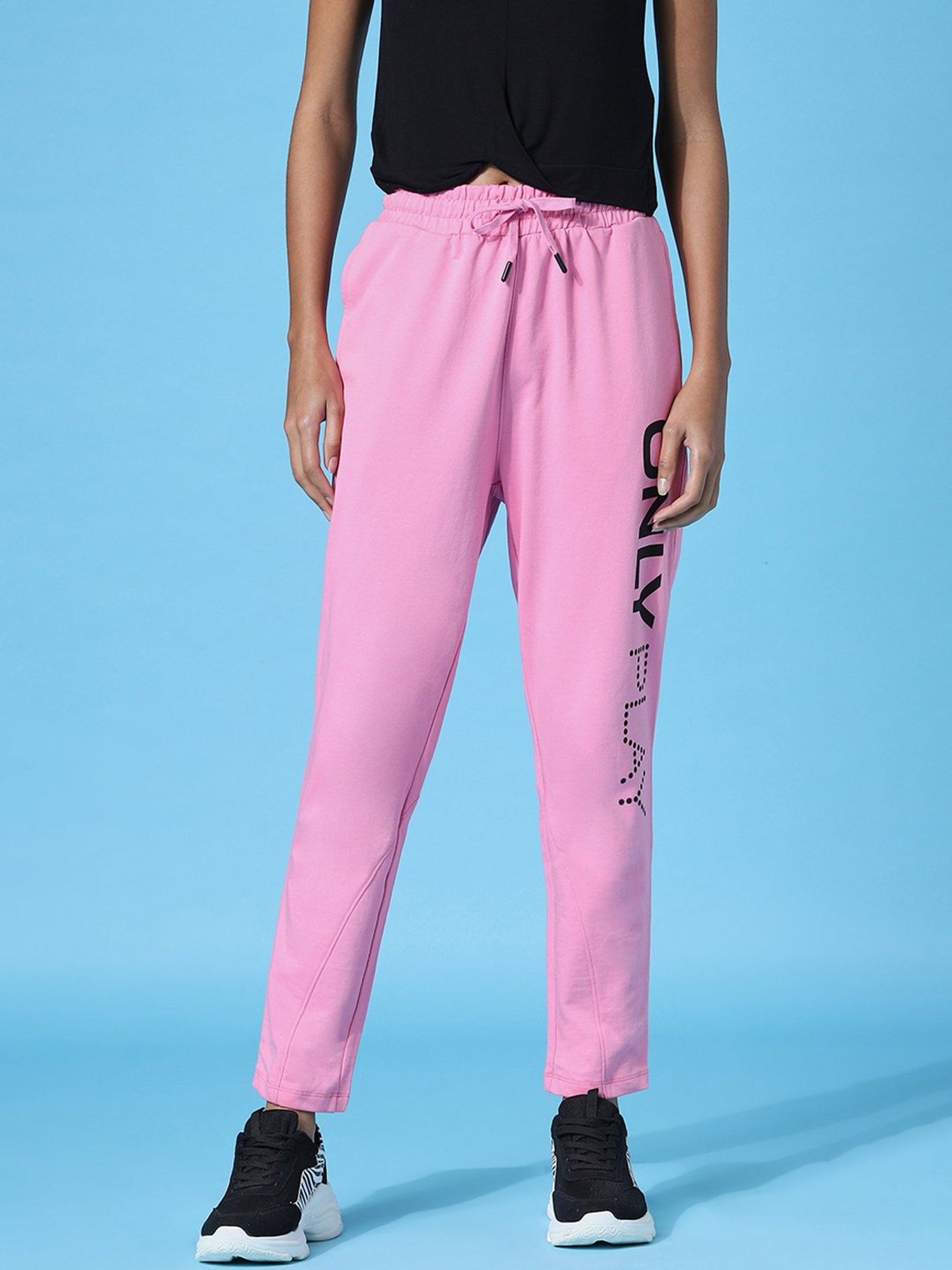 Buy Only Pink Printed Sweat Pants for Women's Online @ Tata CLiQ