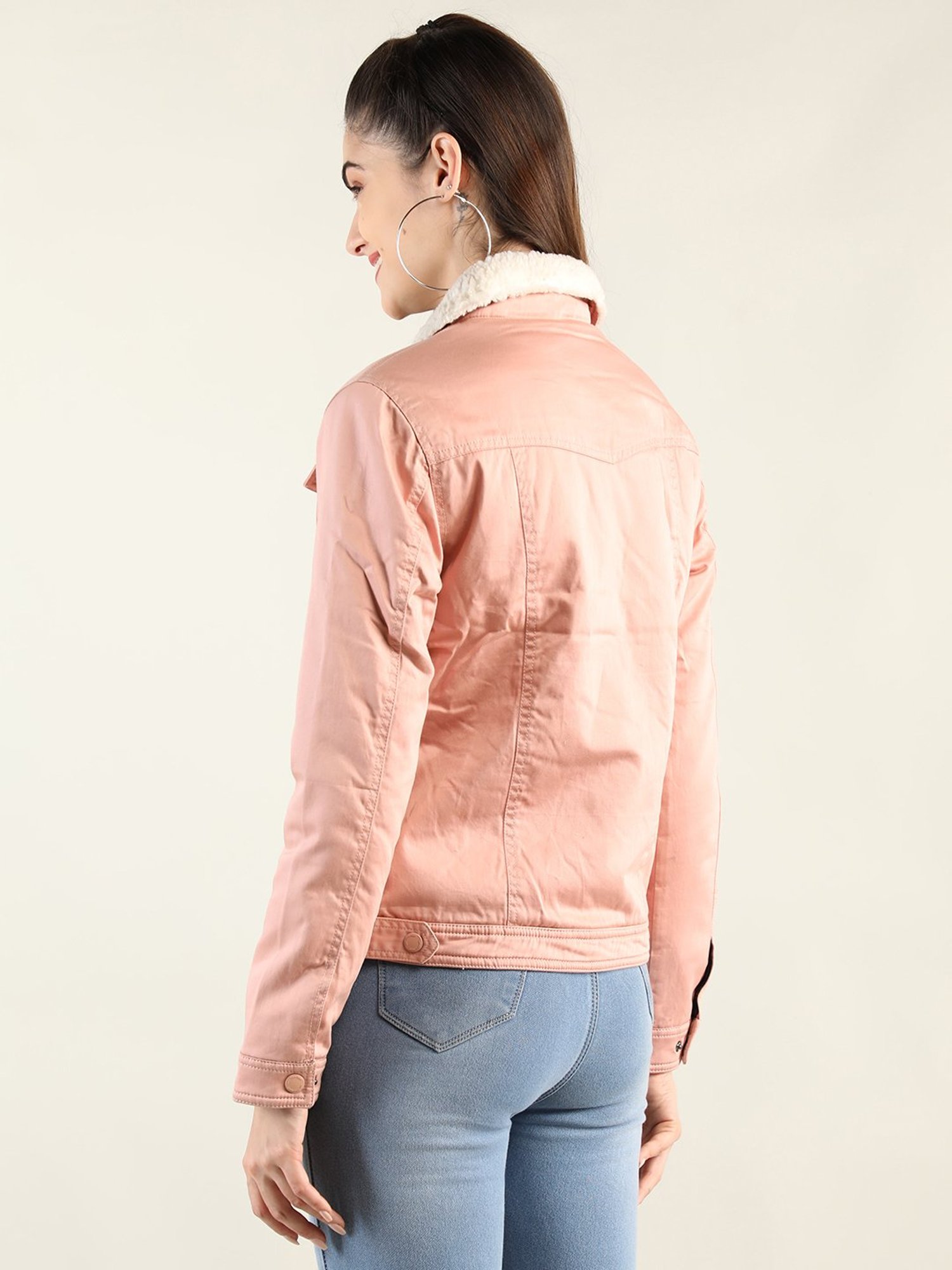 Buy LURE URBAN Daisy Pink Jacket for Women's Online @ Tata CLiQ