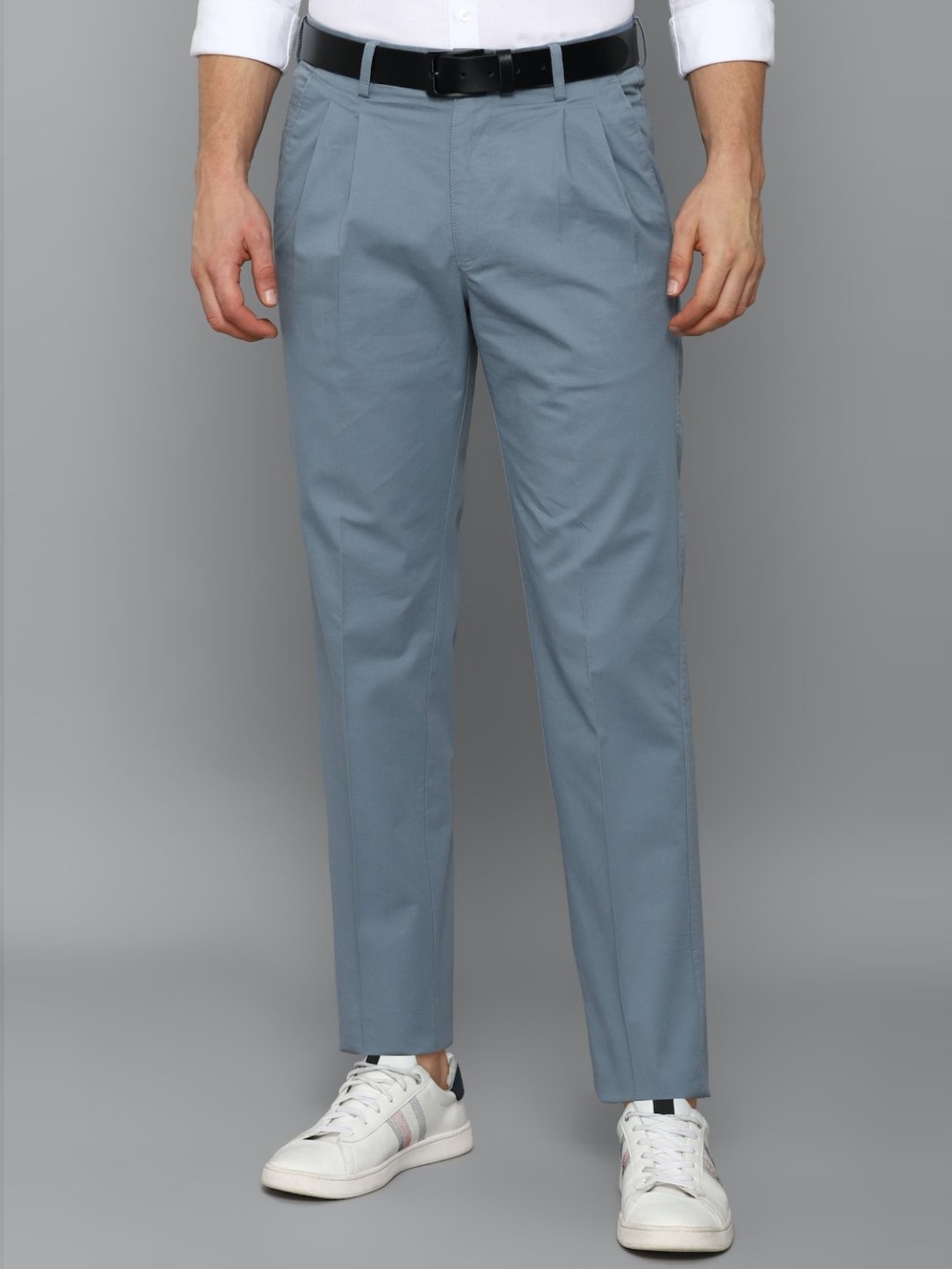 Buy Men Khaki Regular Fit Solid Casual Trousers Online  755787  Allen  Solly