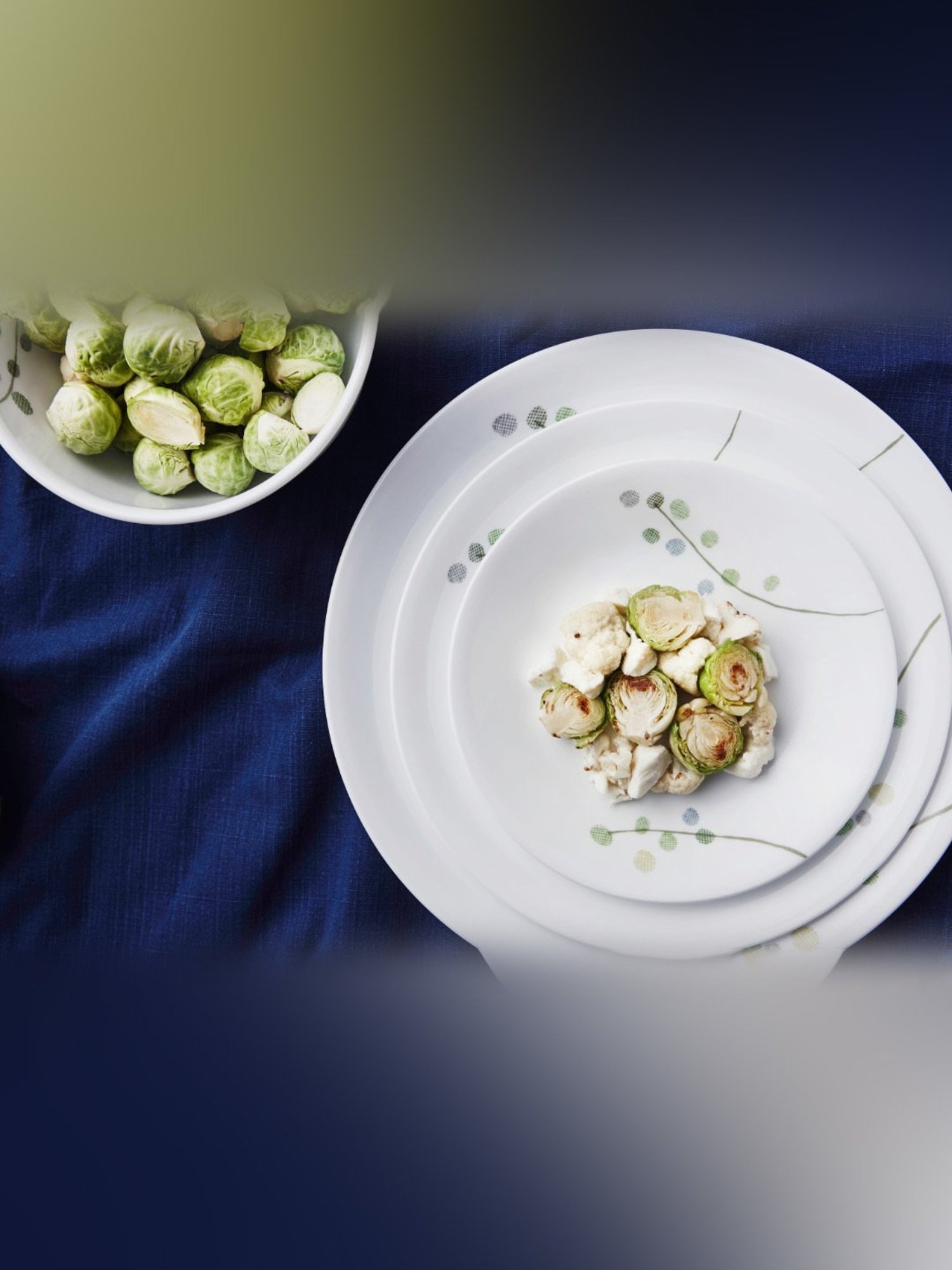 CORELLE GREEN DELIGHT 17点食器セット Corelle Livingware Plus Green Delight 17 cm Small Plate Pack Of 6