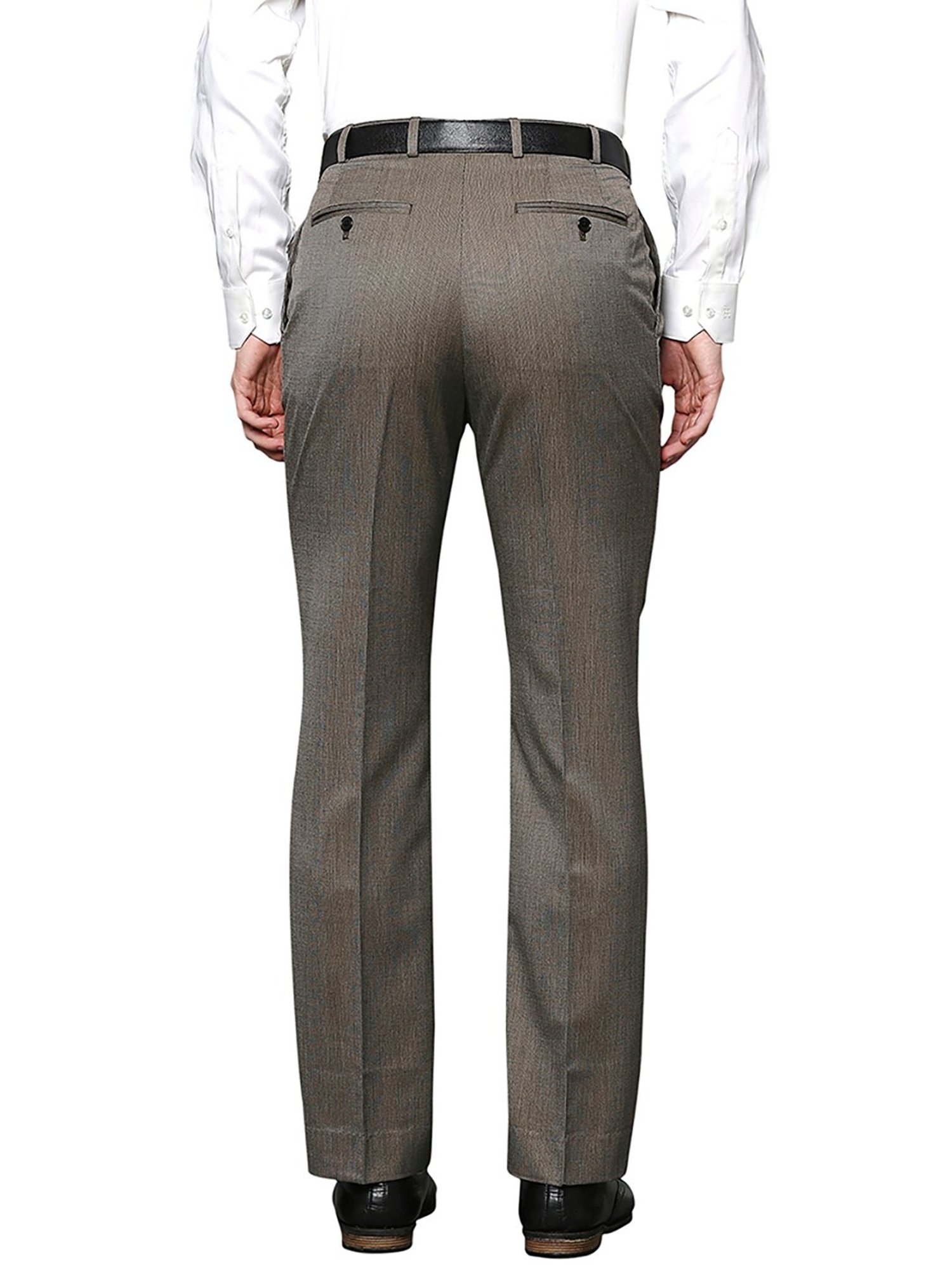 Buy Raymond Dark Grey Regular Fit Pleated Trousers for Men's Online @ Tata  CLiQ