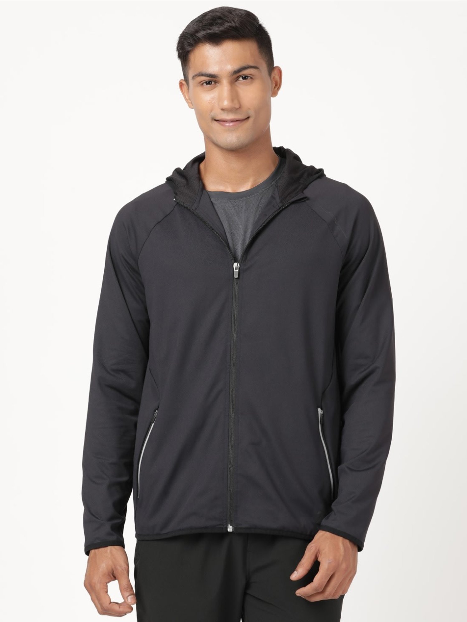 Jockey Cotton Blend Fleece Full Zip Hoodie