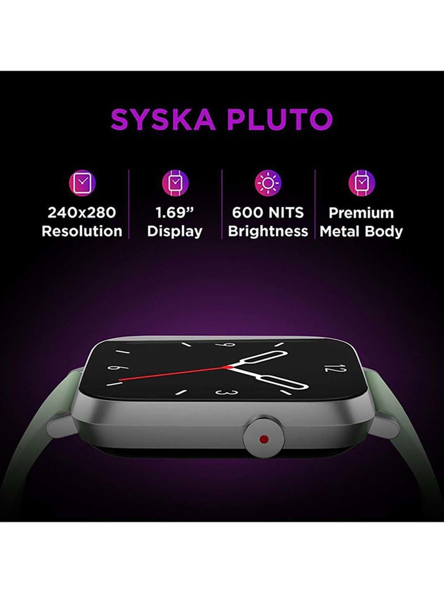 Syska Bolt Smart Watch - YouTube