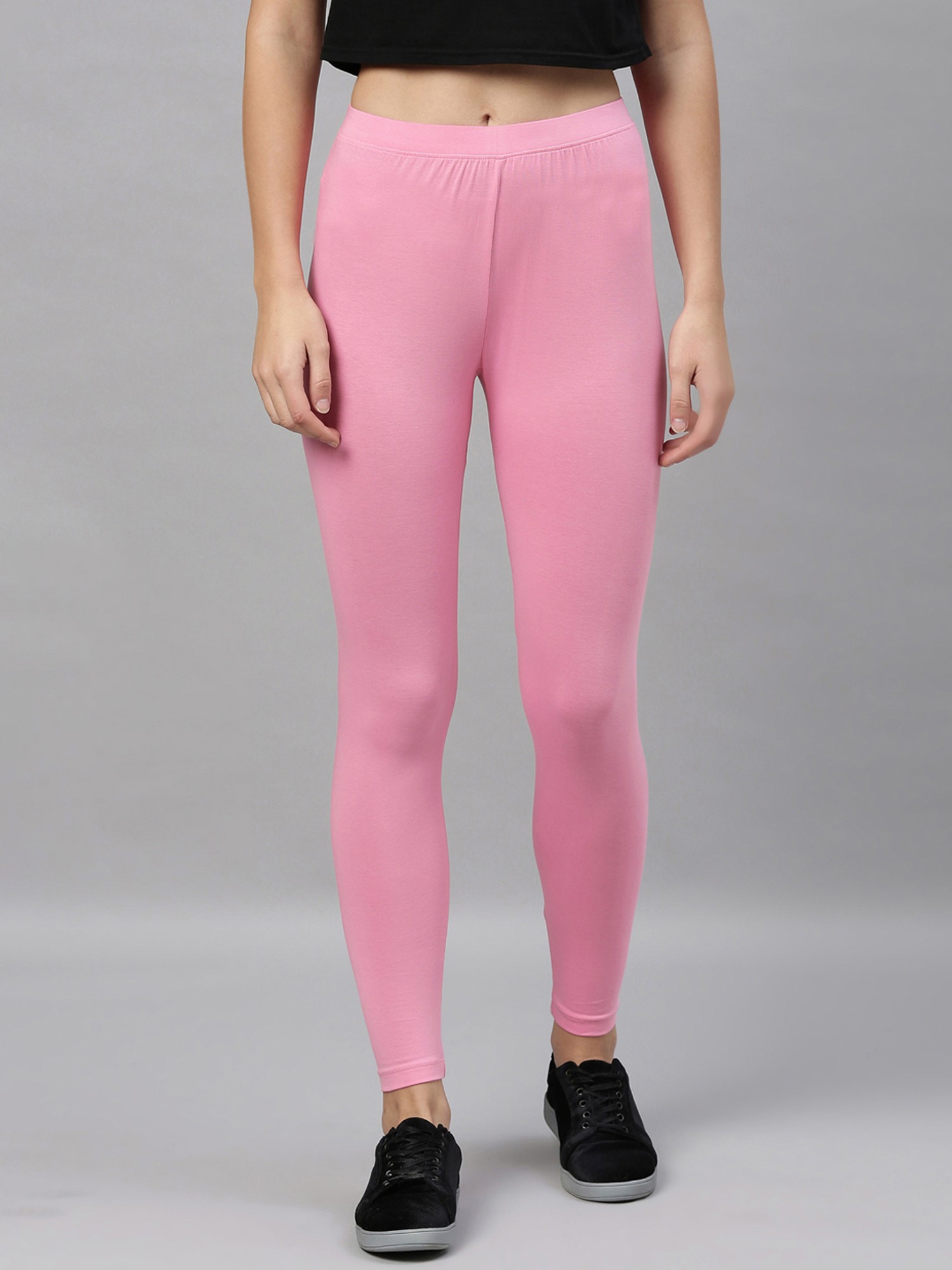Buy Pink Leggings for Women by Elleven Online | Ajio.com