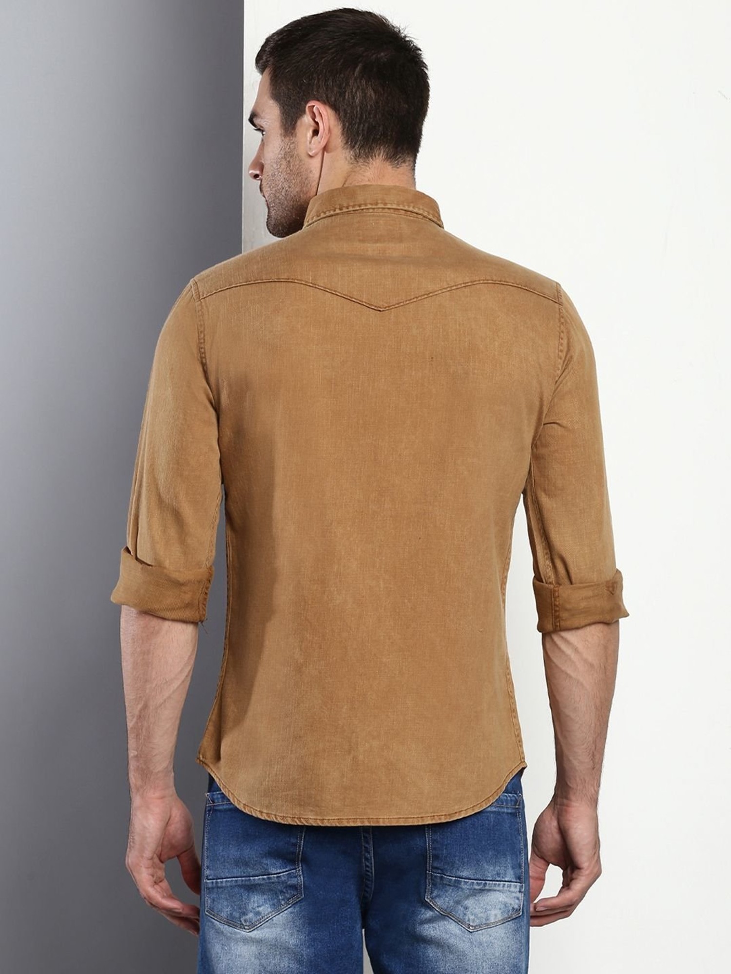 Brown Tweed Sport Coat with Denim Shirt | He Spoke Style-calidas.vn