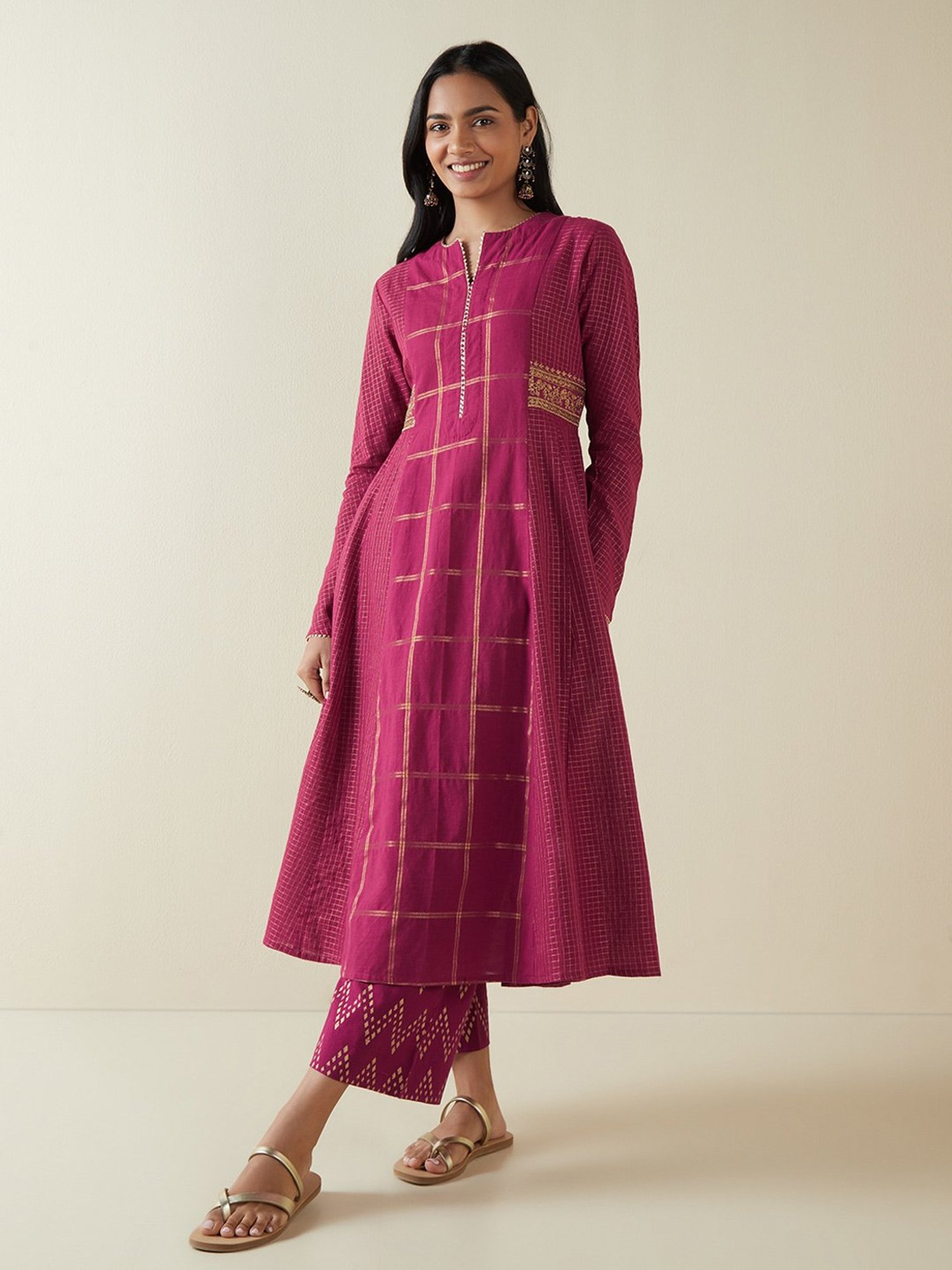 Utsa by Westside Paisley Red Kurtafor Online at best price in India at Tata  CLiQ.