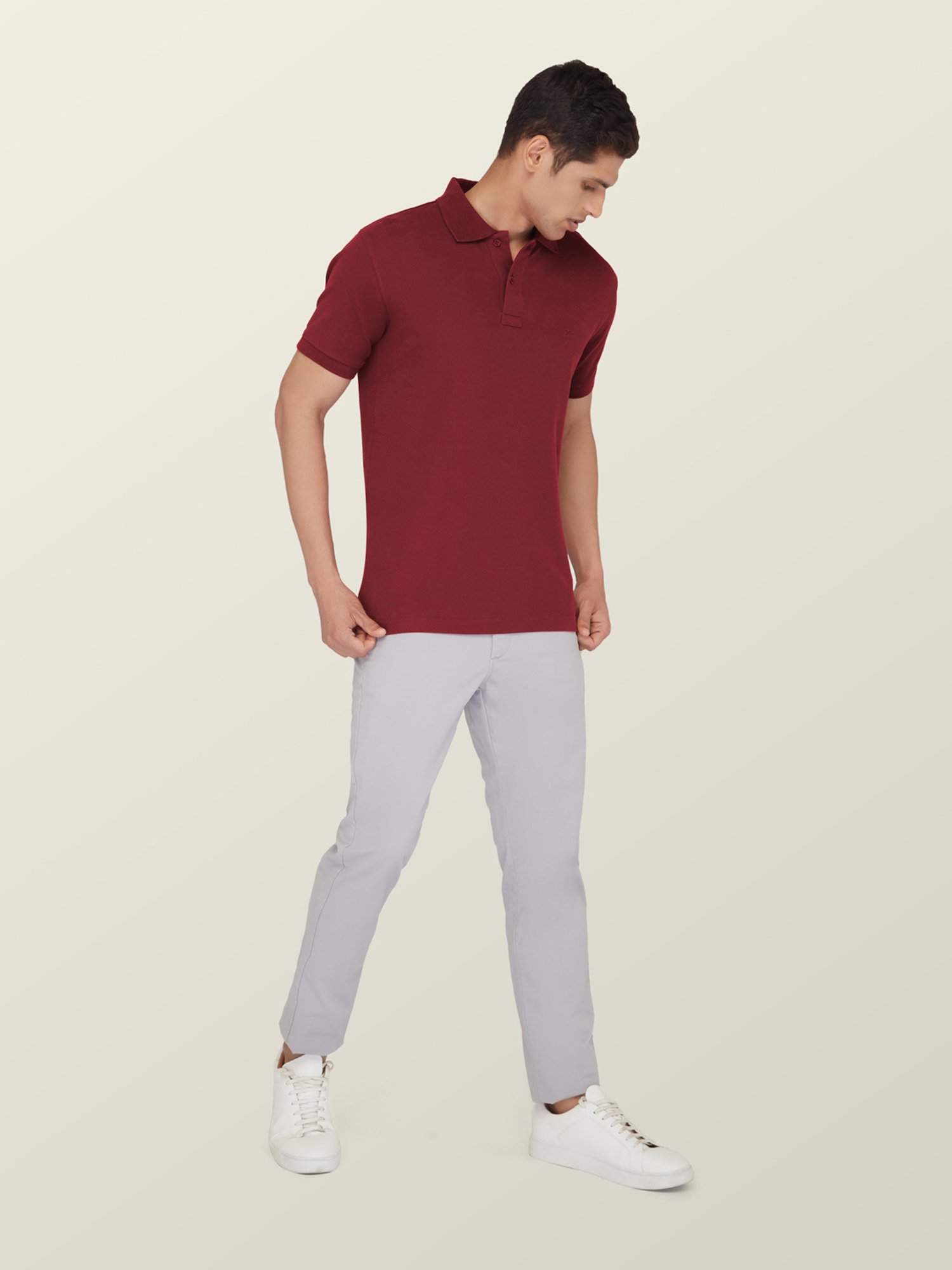 まろん1003 Buy XYXX Maroon Polo T-Shirt for Men's Online @ Tata CLiQ