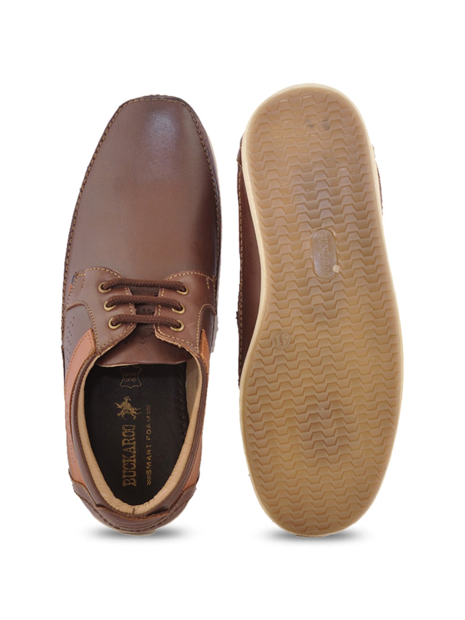 Buy Men Tan Casual Moccasin Online | SKU: 62-551352-23-40-Metro Shoes