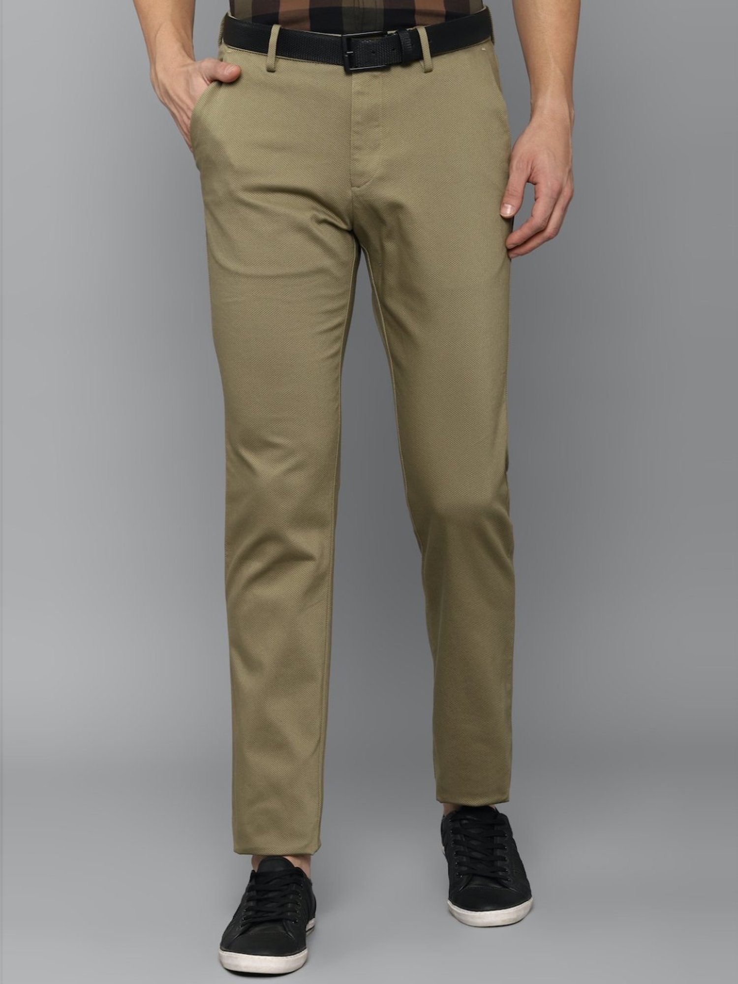 Buy Allen Solly Men Solid Regular Fit Formal Trouser  Beige Online at Low  Prices in India  Paytmmallcom